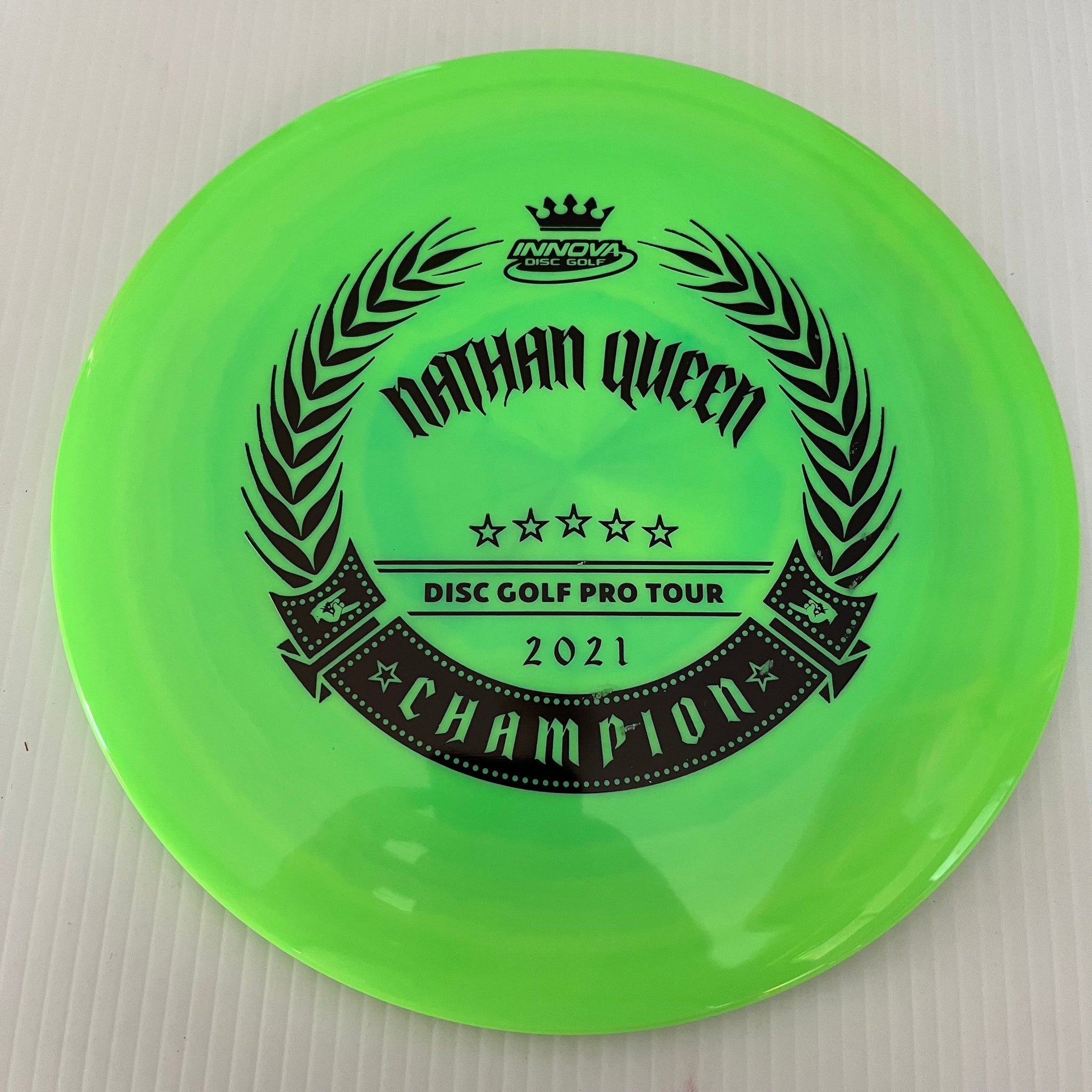 Innova 2021 DGPT Champion Nathan Queen Swirly Star Thunderbird 9/5/0/2