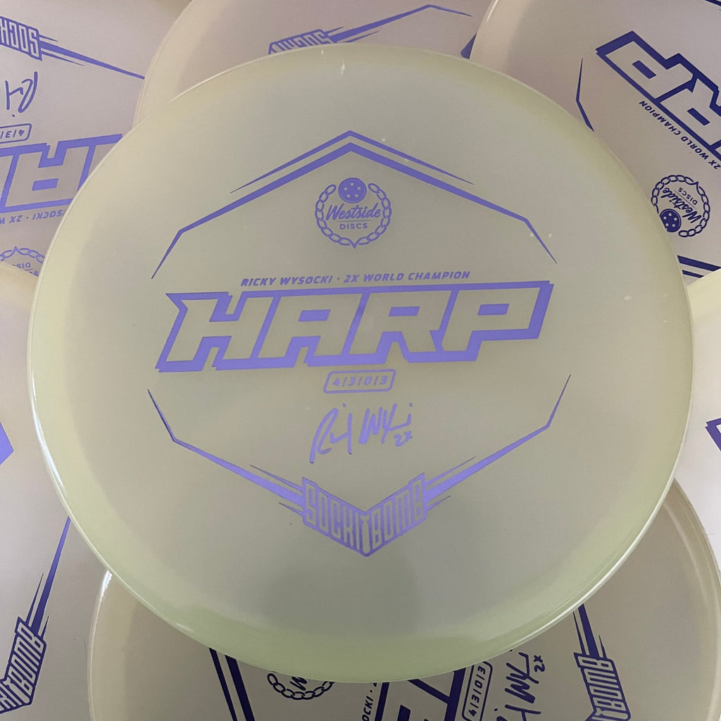 Westside Discs 2x Ricky Wysocki Sockibomb VIP Moonshine Glow Harp 4/3/0/3