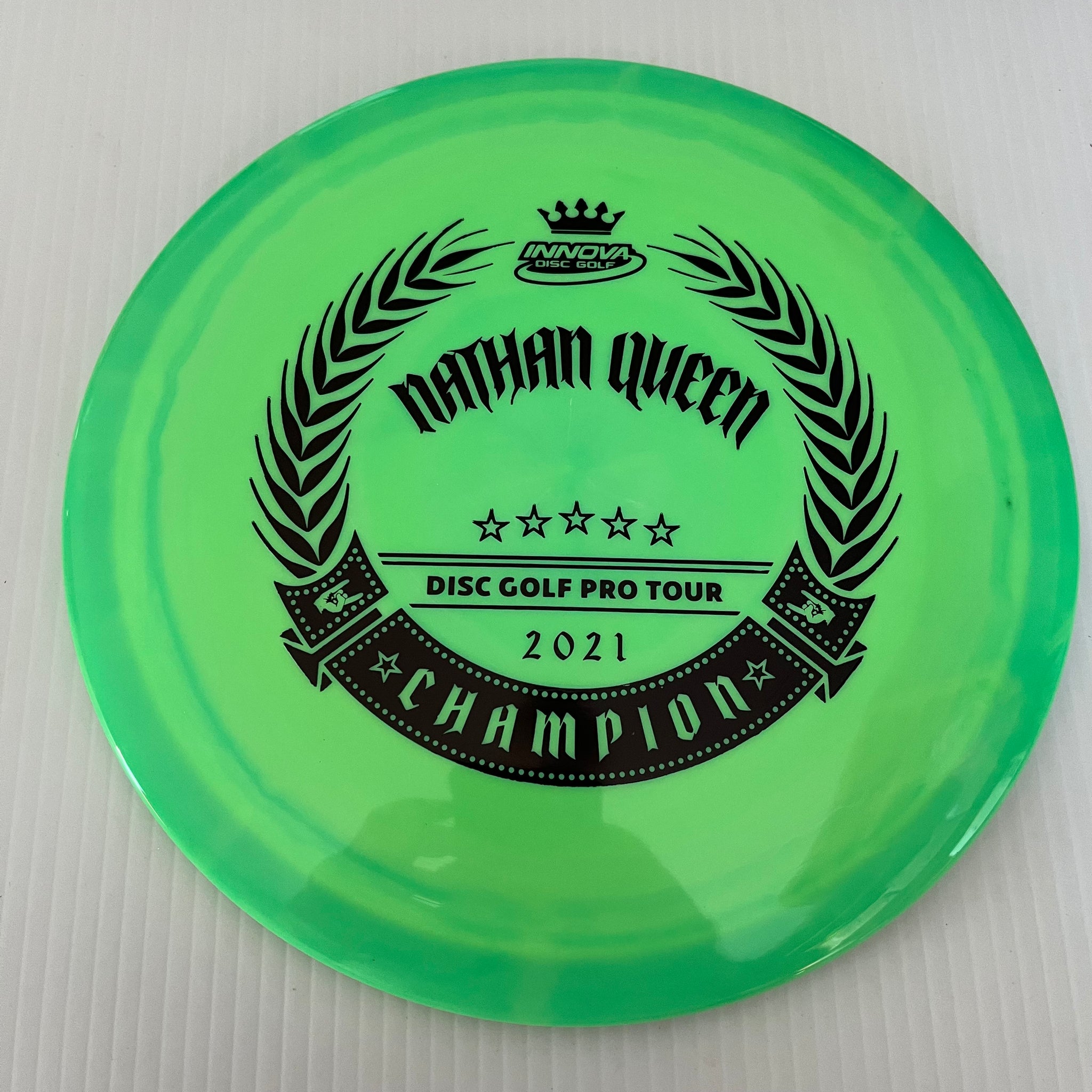 Innova 2021 DGPT Champion Nathan Queen Swirly Star Thunderbird 9/5/0/2