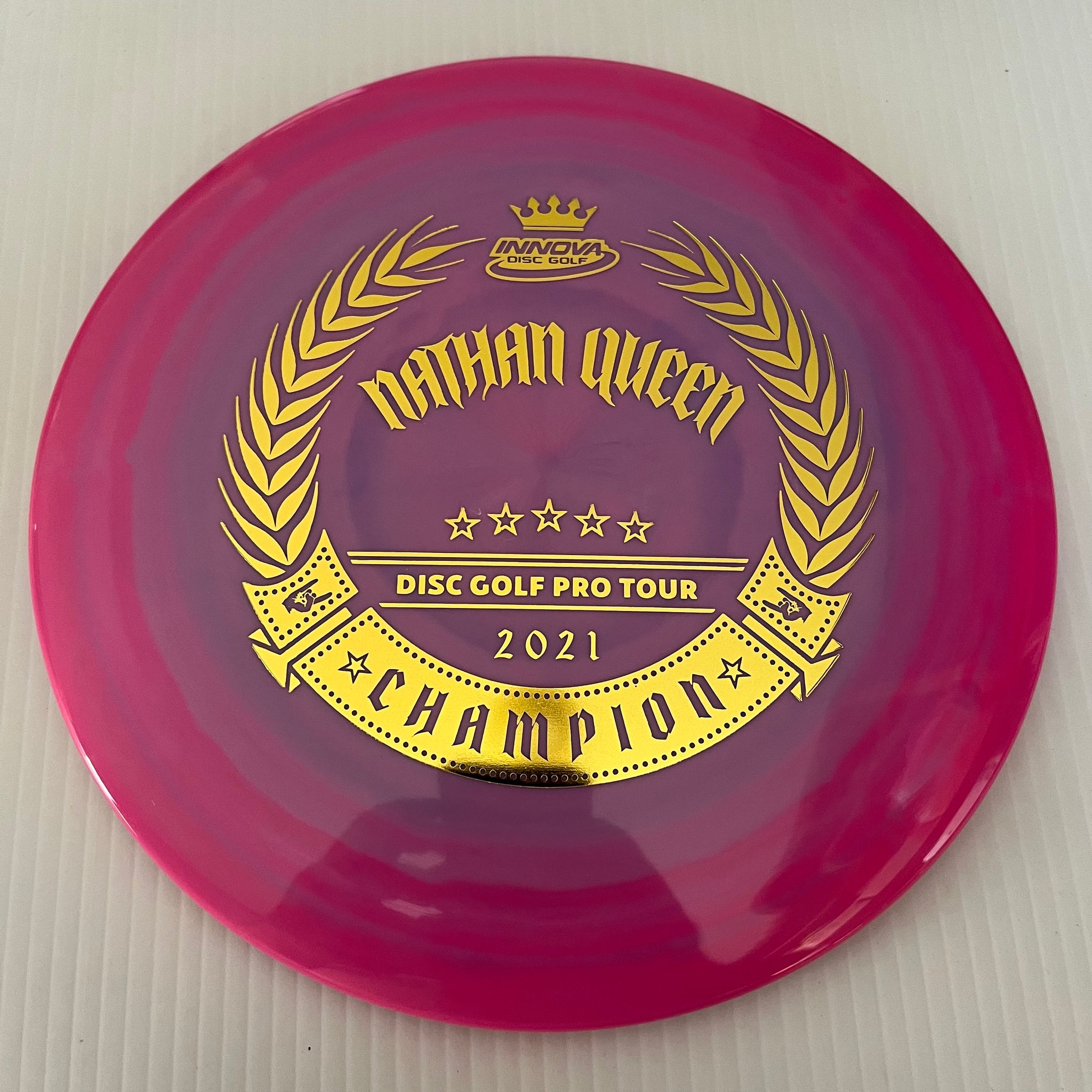 Innova 2021 DGPT Champion Nathan Queen Swirly Star Thunderbird 9/5/0/2