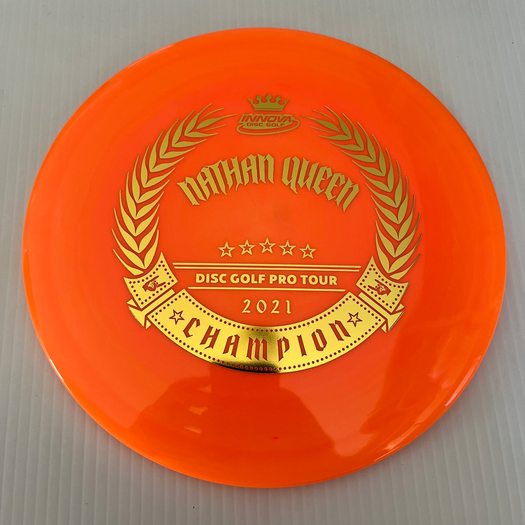 Innova 2021 DGPT Champion Nathan Queen Swirly Star Thunderbird 9/5/0/2