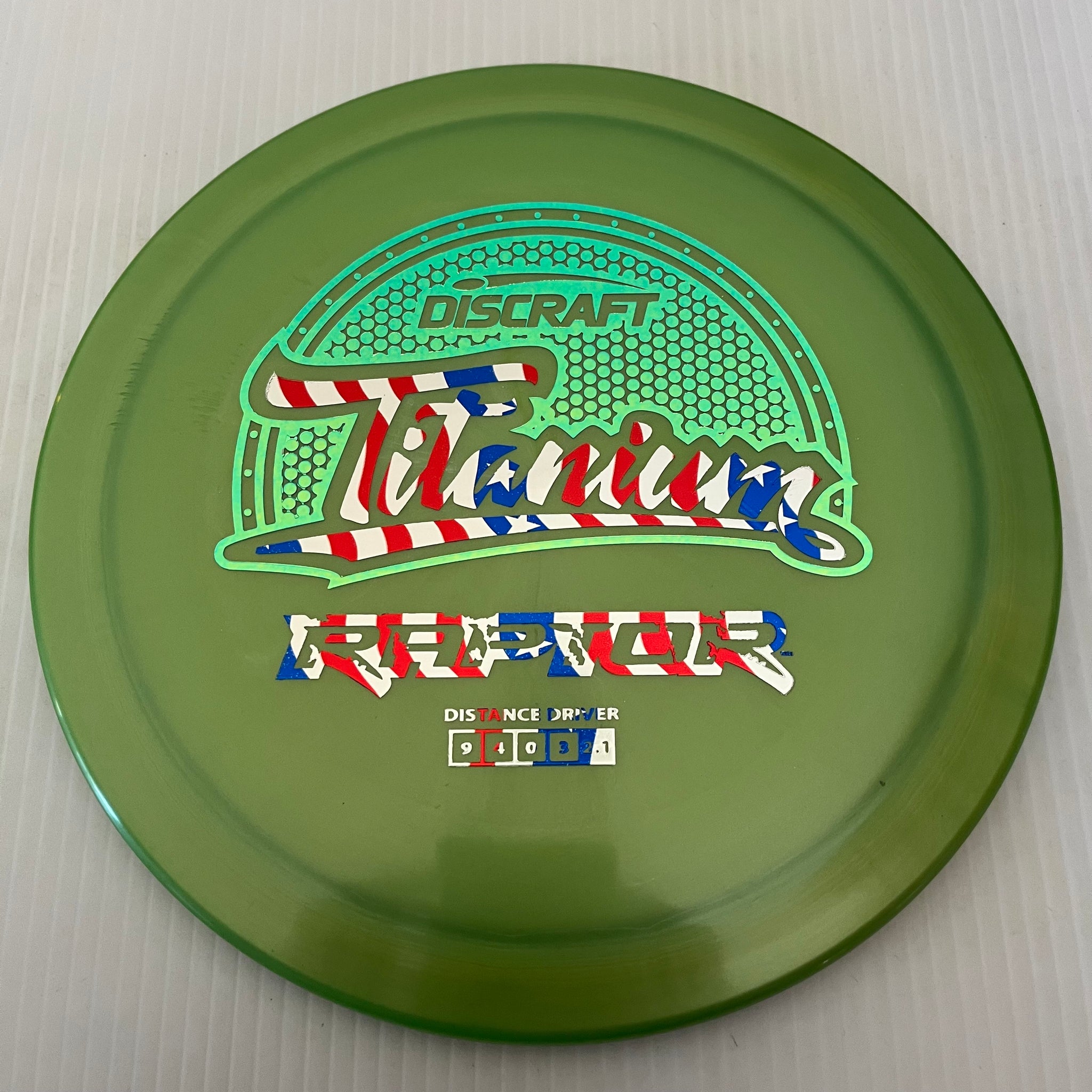 Discraft Titanium Raptor 9/4/0/3