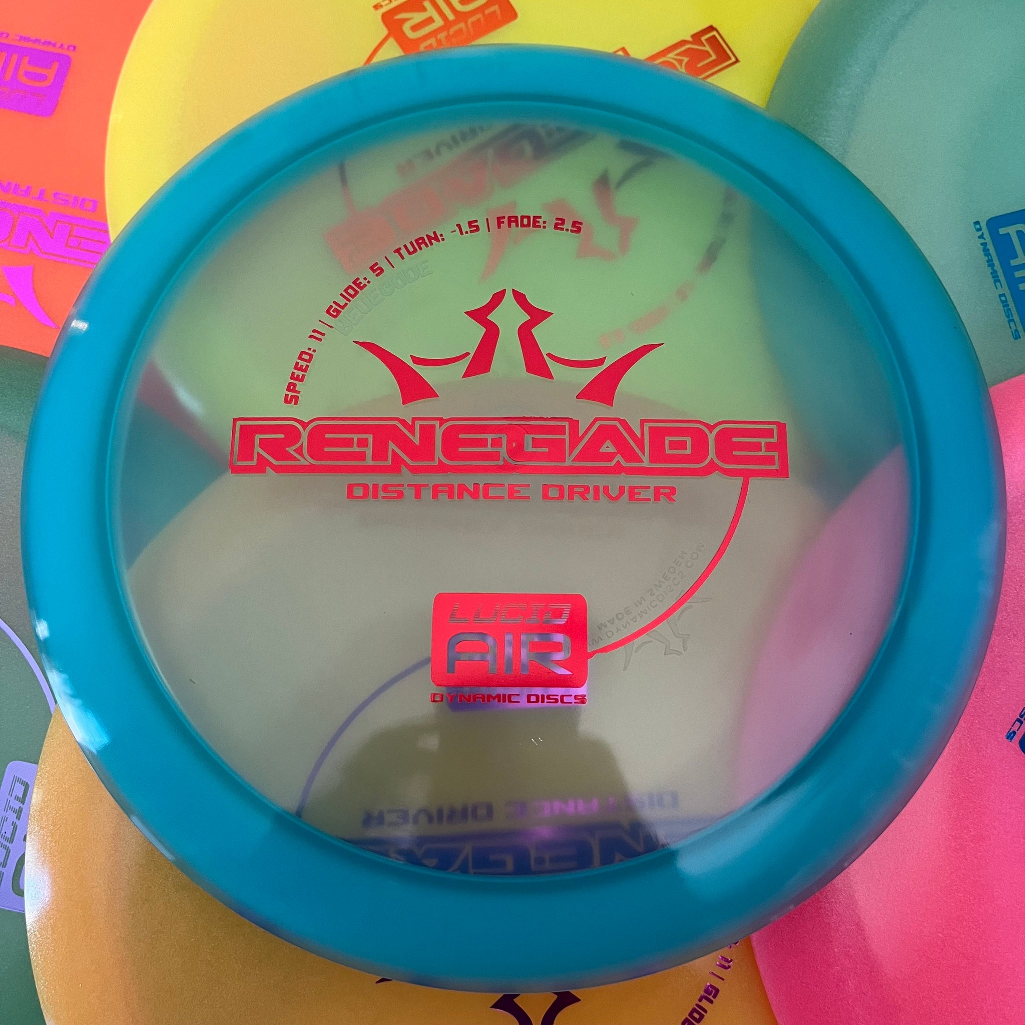 Dynamic Discs Lucid Air Renegade 11/5/-1.5/2.5