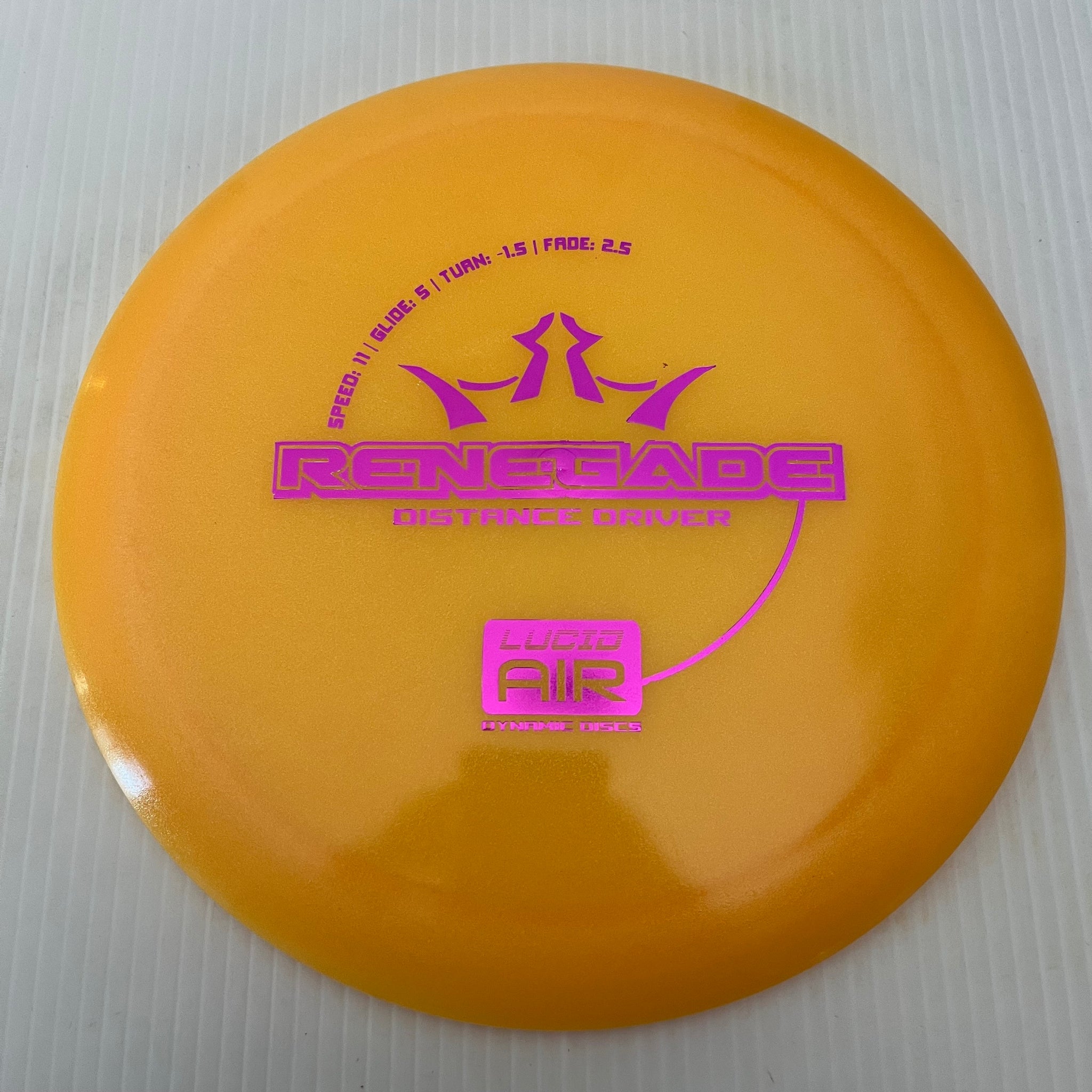 Dynamic Discs Lucid Air Renegade 11/5/-1.5/2.5