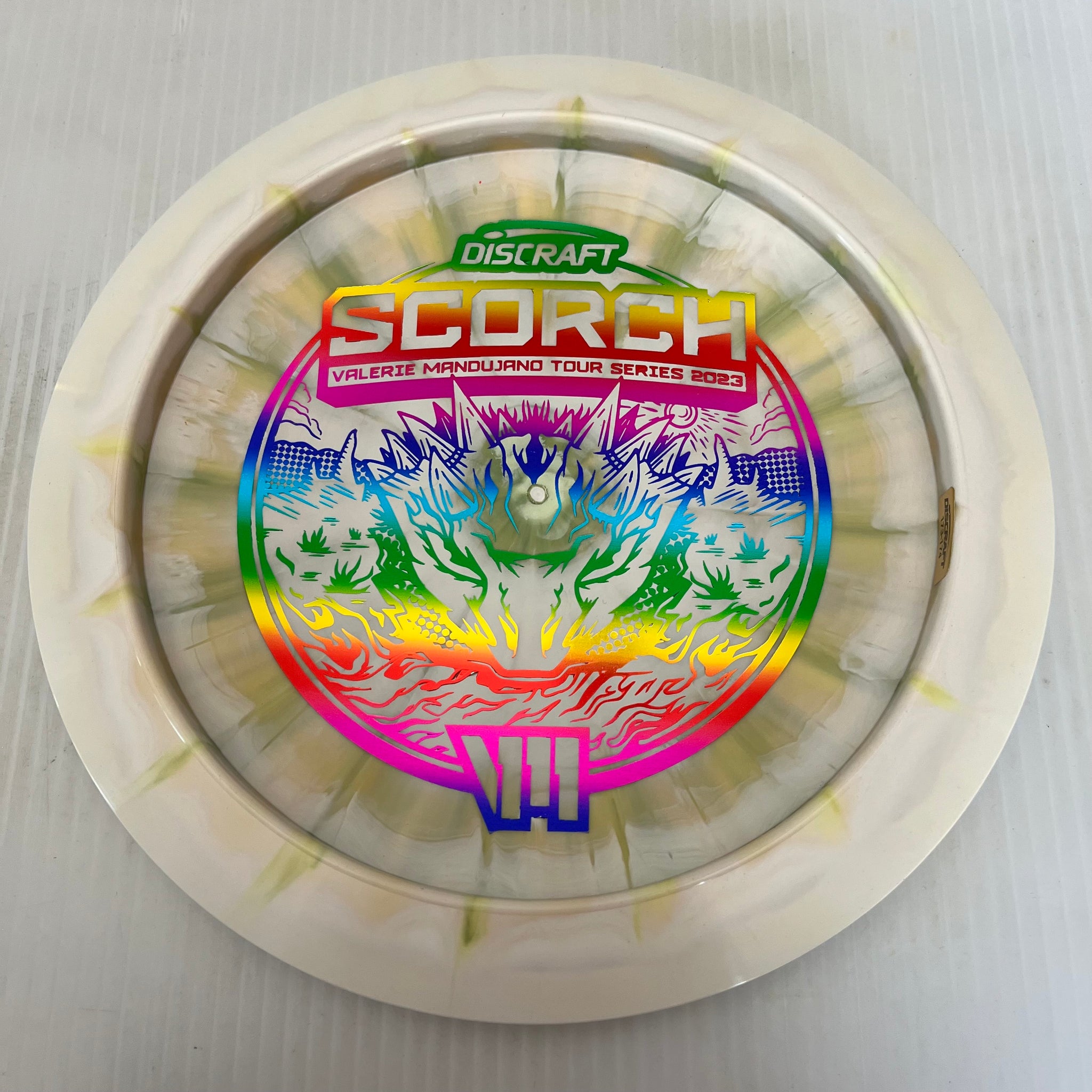 Discraft 2023 Valerie Mandujano Tour Series Swirly ESP Scorch 11/6/-2/-2