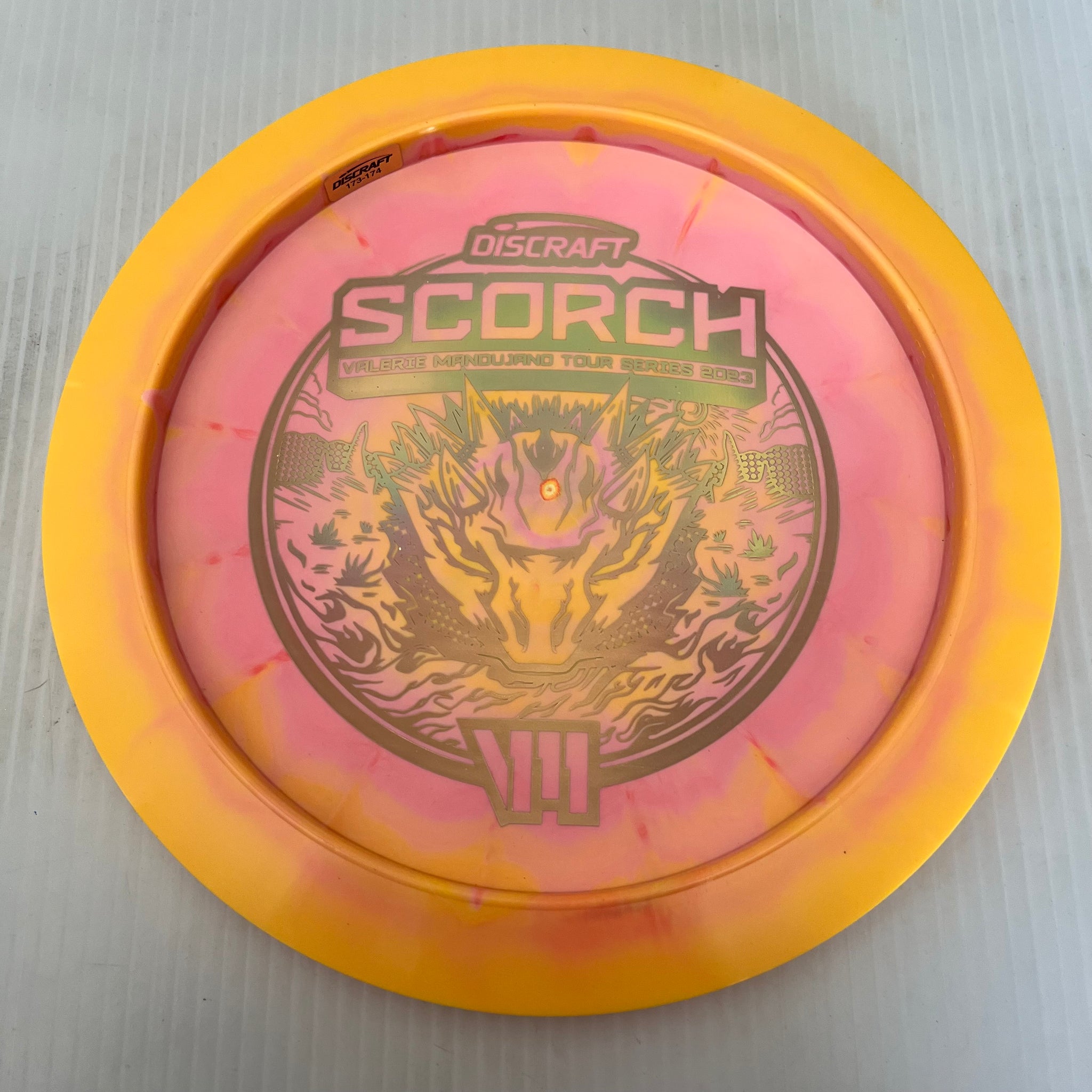 Discraft 2023 Valerie Mandujano Tour Series Swirly ESP Scorch 11/6/-2/-2