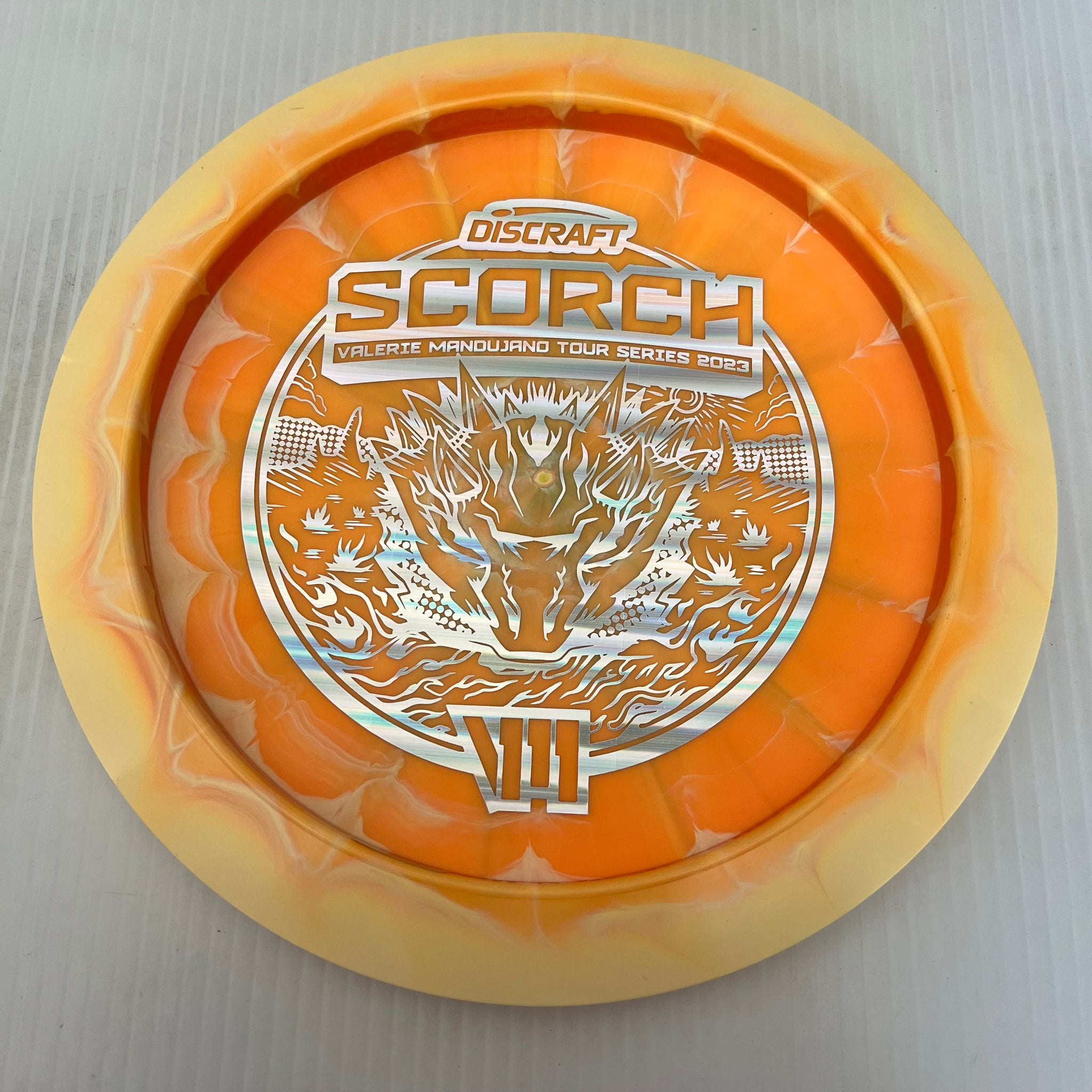 Discraft 2023 Valerie Mandujano Tour Series Swirly ESP Scorch 11/6/-2/-2