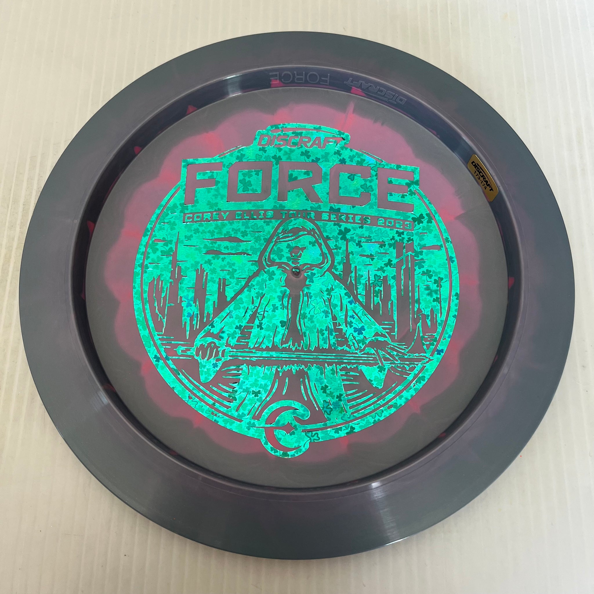 Discraft 2023 Corey Ellis Tour Series Swirly ESP Force 12/5/0/3