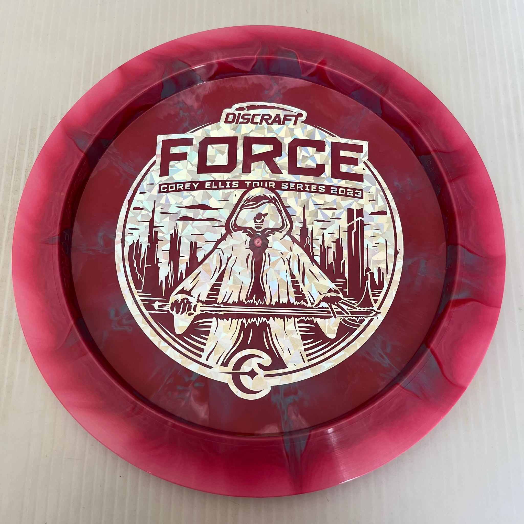 Discraft 2023 Corey Ellis Tour Series Swirly ESP Force 12/5/0/3