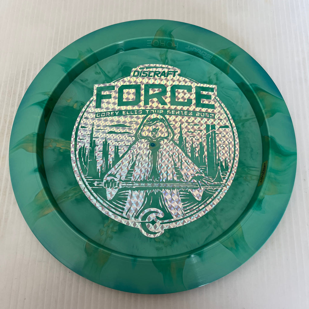 Discraft 2023 Corey Ellis Tour Series Swirly ESP Force 12/5/0/3