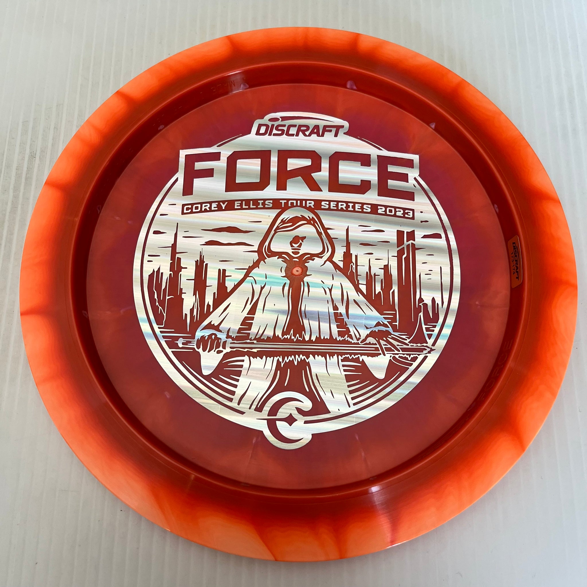 Discraft 2023 Corey Ellis Tour Series Swirly ESP Force 12/5/0/3