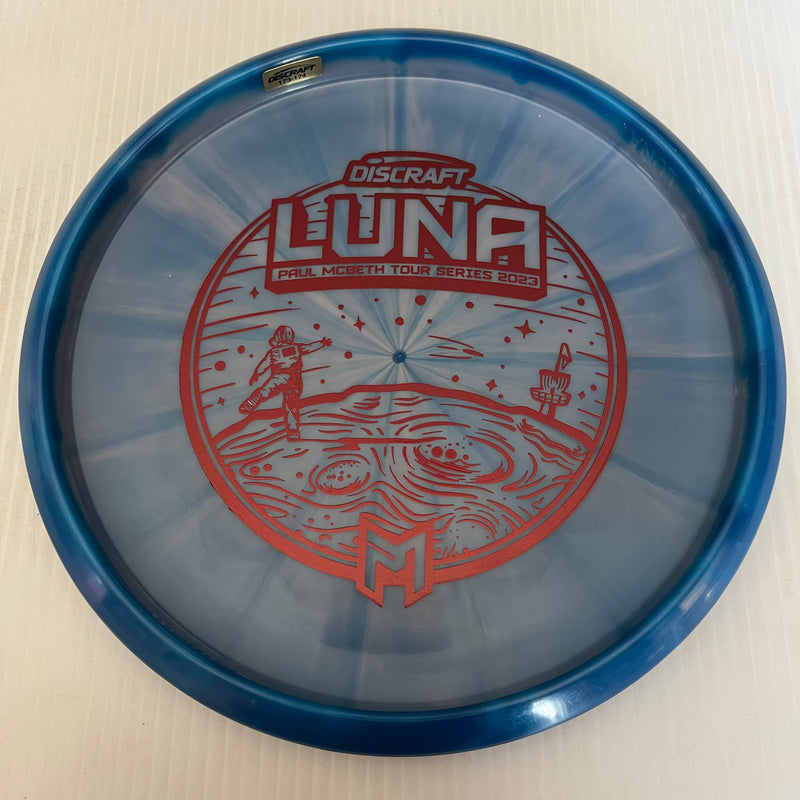 Discraft 2023 Paul McBeth Tour Series Swirly ESP Luna 3/3/0/3