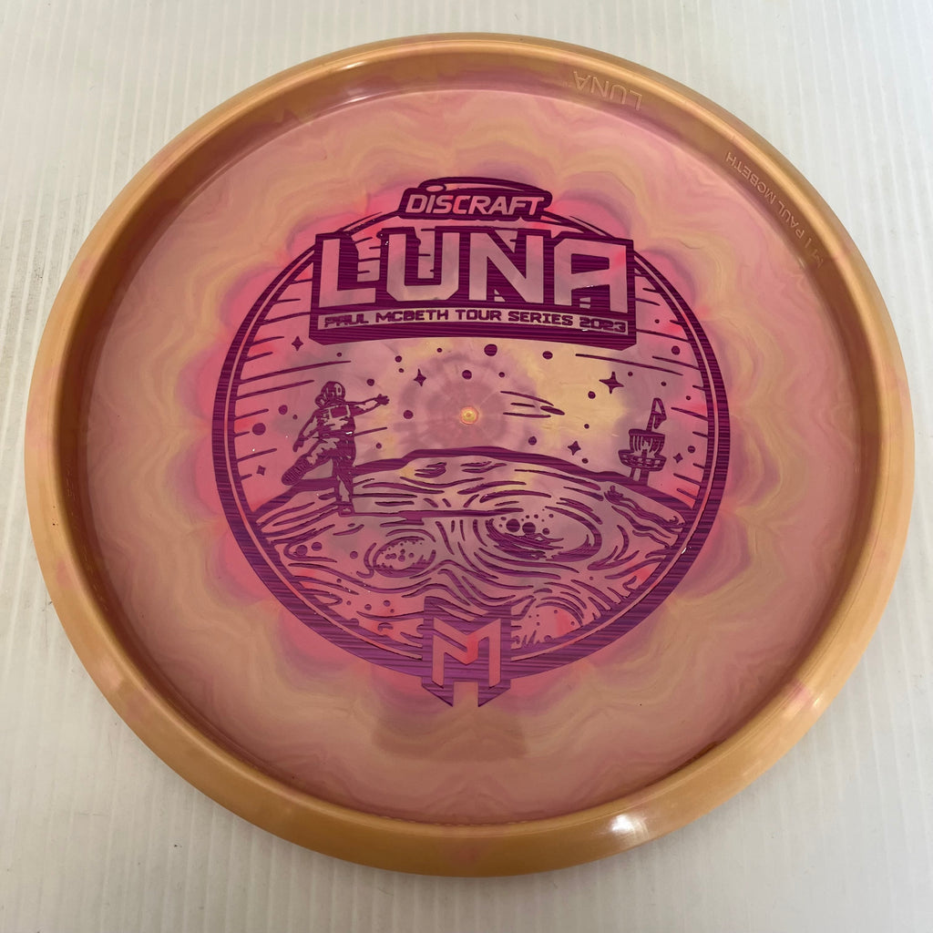 Discraft 2023 Paul McBeth Tour Series Swirly ESP Luna 3/4/0/2