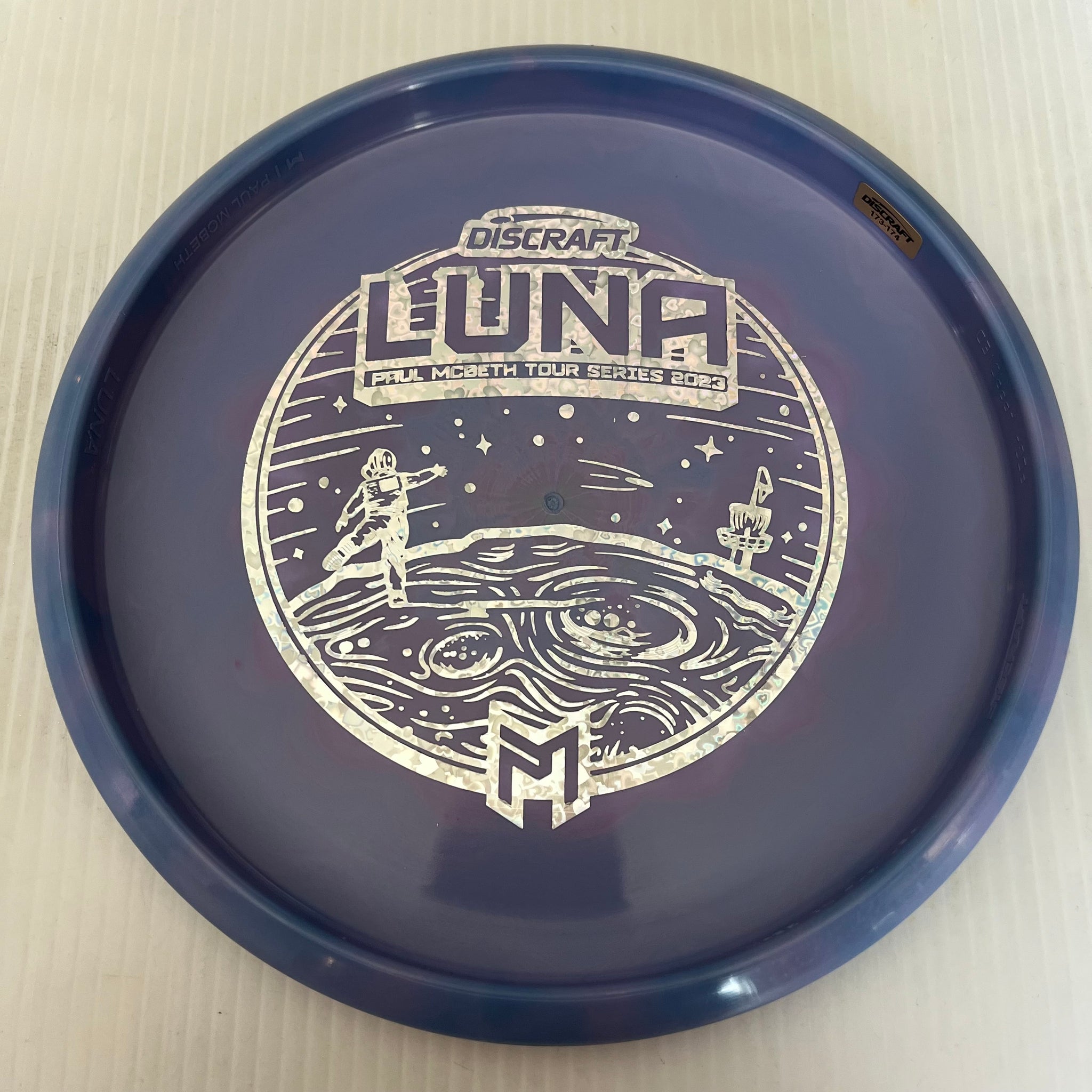 Discraft 2023 Paul McBeth Tour Series Swirly ESP Luna 3/4/0/2