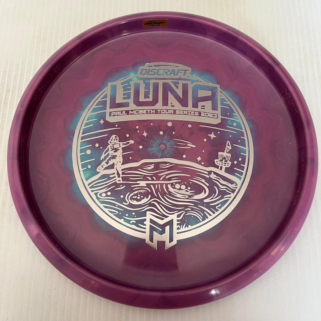 Discraft 2023 Paul McBeth Tour Series Swirly ESP Luna 3/4/0/2