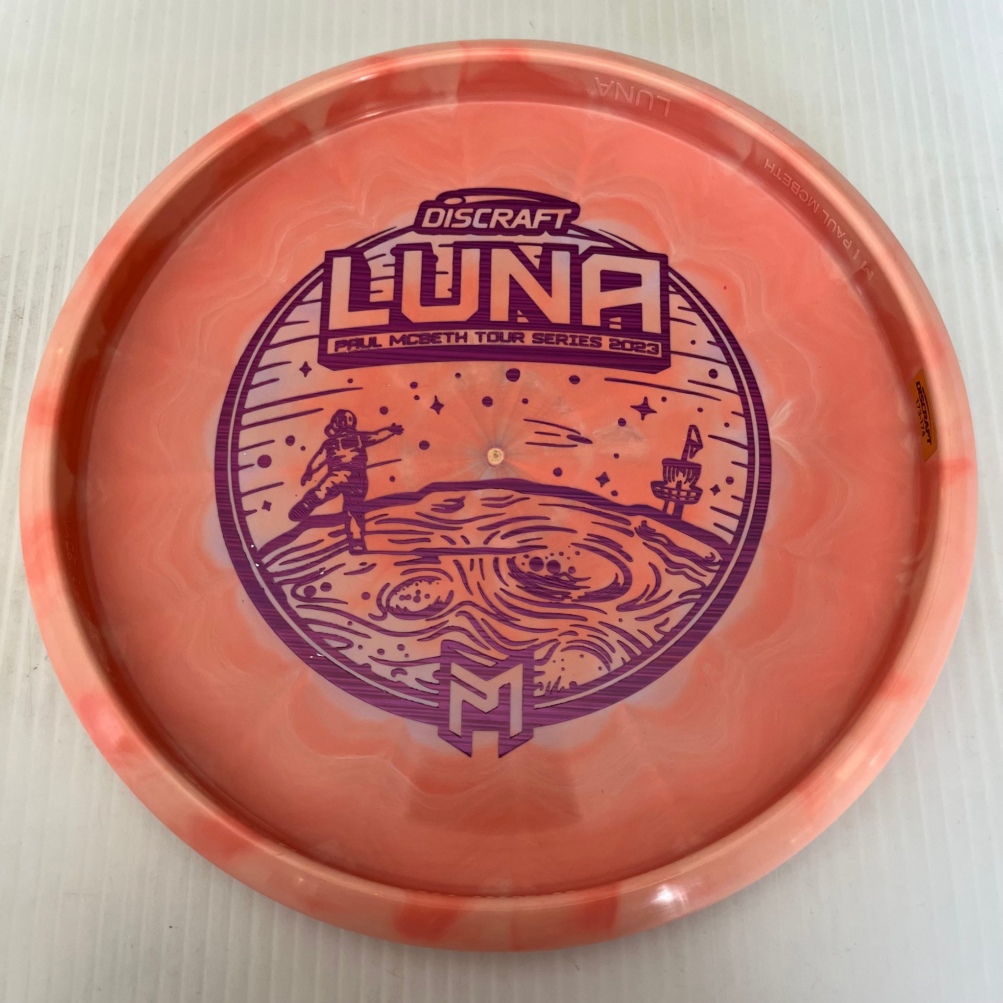 Discraft 2023 Paul McBeth Tour Series Swirly ESP Luna 3/4/0/2