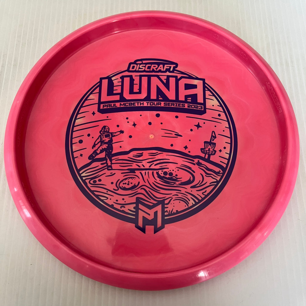 Discraft 2023 Paul McBeth Tour Series Swirly ESP Luna 3/4/0/2
