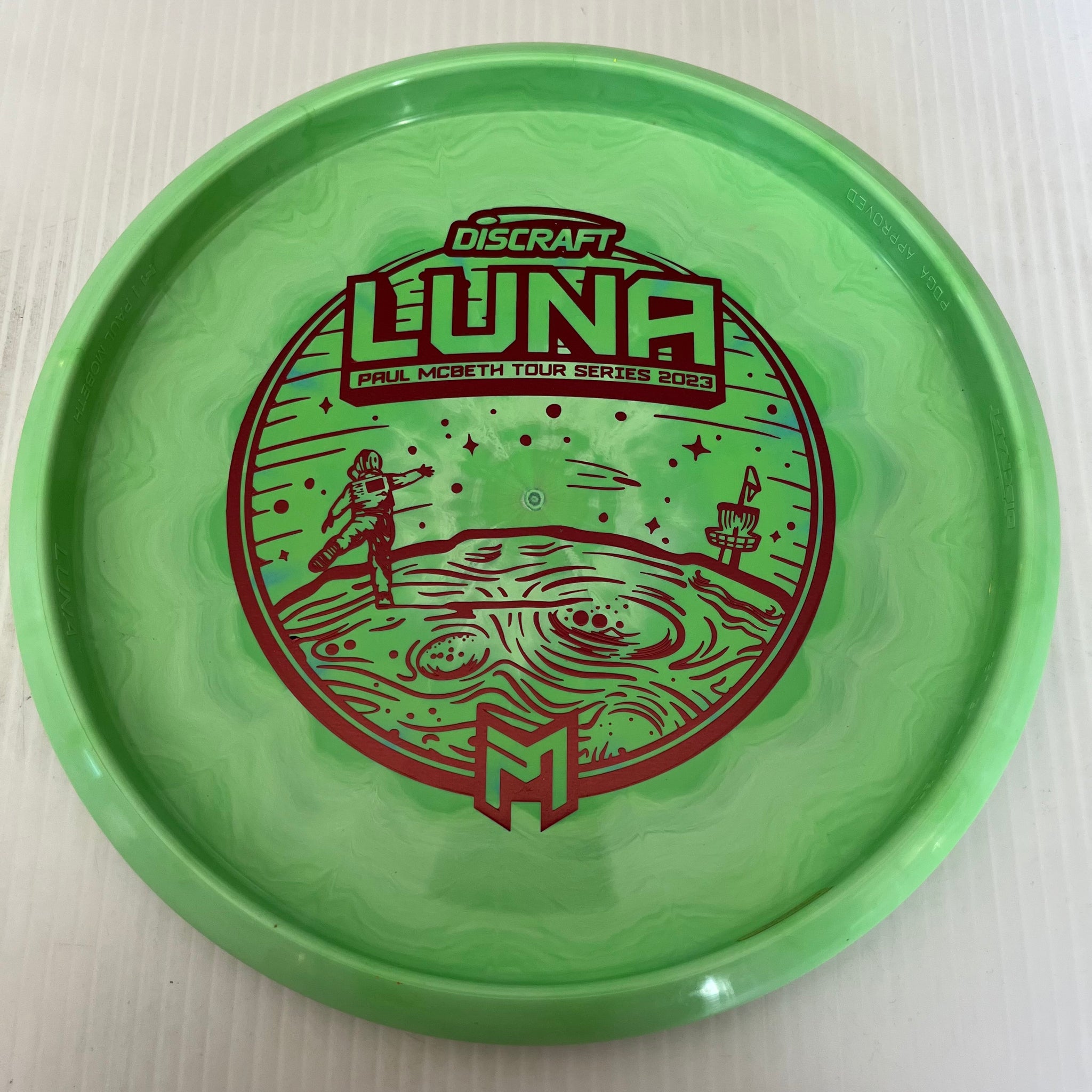 Discraft 2023 Paul McBeth Tour Series Swirly ESP Luna 3/4/0/2