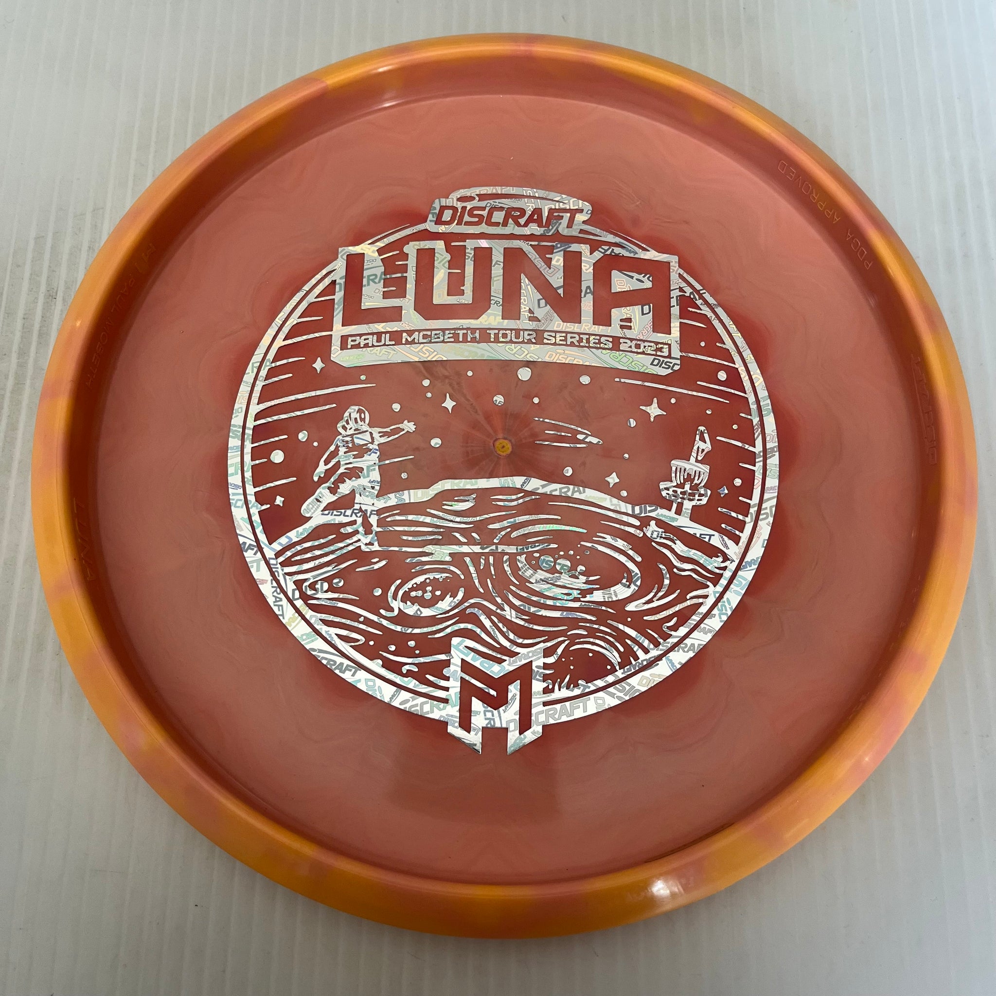 Discraft 2023 Paul McBeth Tour Series Swirly ESP Luna 3/4/0/2