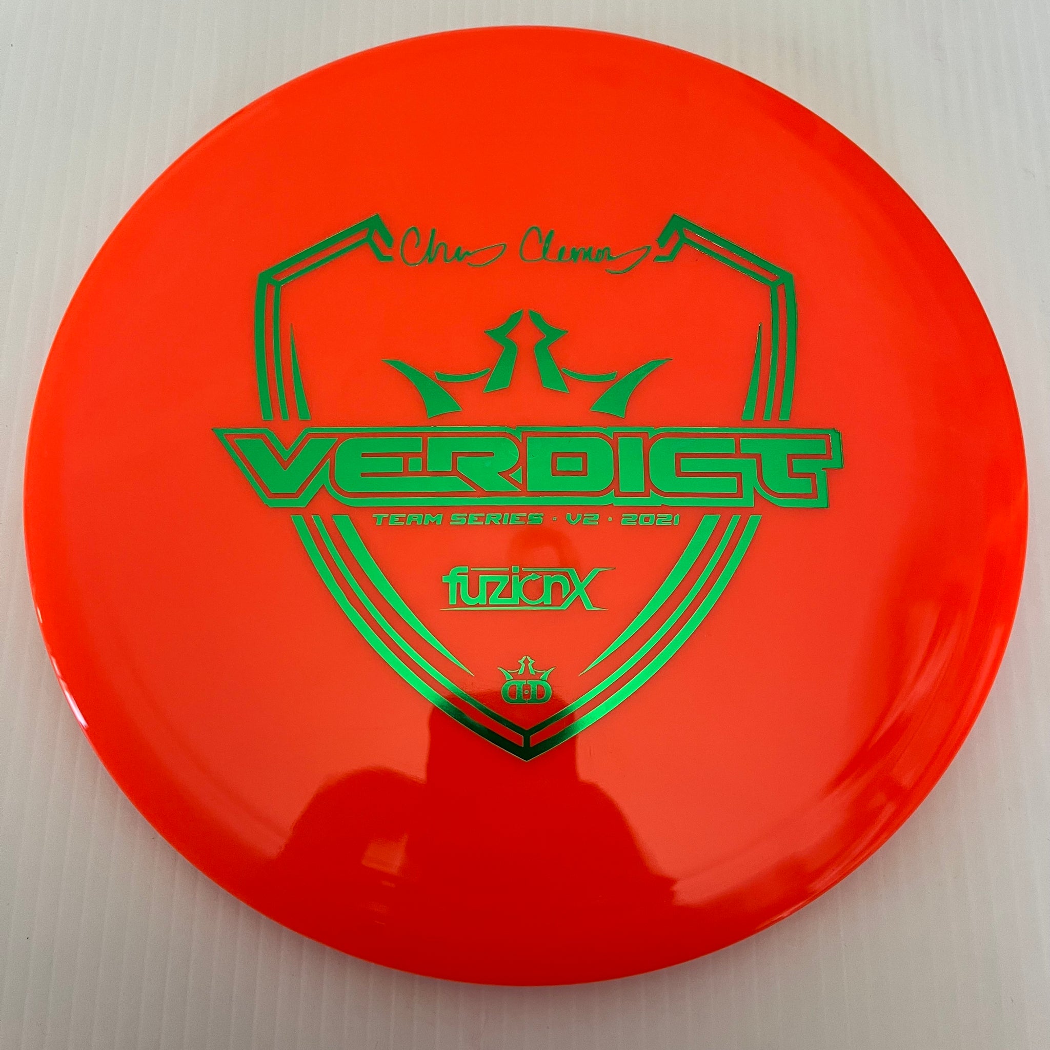 Dynamic Discs 2021 Chris Clemons Team Series V2 Fuzion-X Verdict 5/4/0/3.5