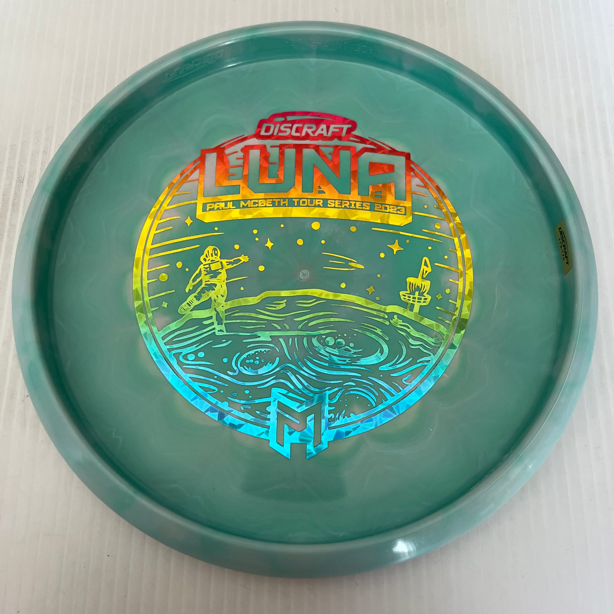 Discraft 2023 Paul McBeth Tour Series Swirly ESP Luna 3/4/0/2