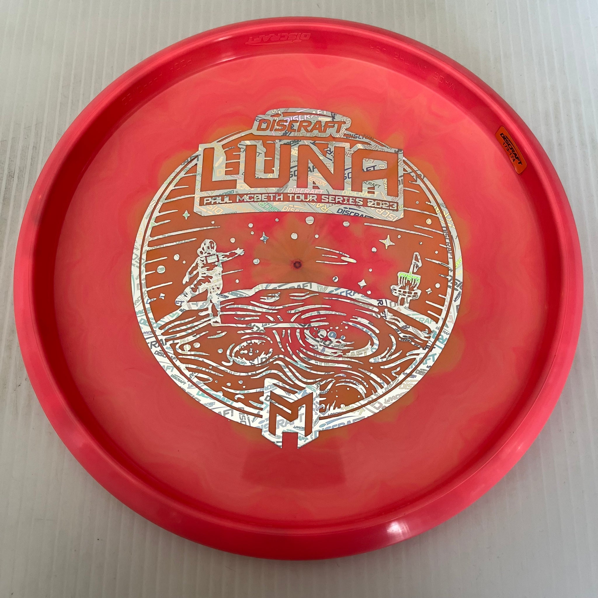 Discraft 2023 Paul McBeth Tour Series Swirly ESP Luna 3/4/0/2