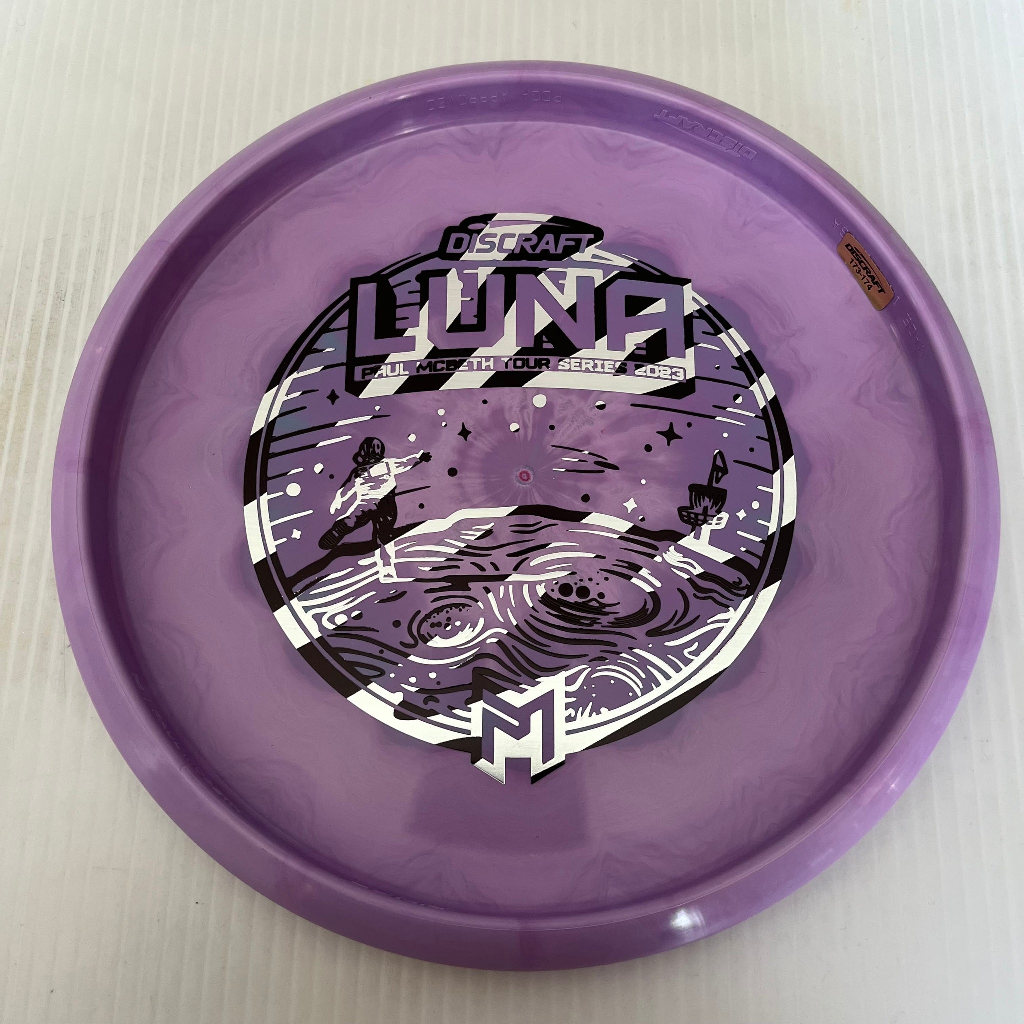 Discraft 2023 Paul McBeth Tour Series Swirly ESP Luna 3/4/0/2