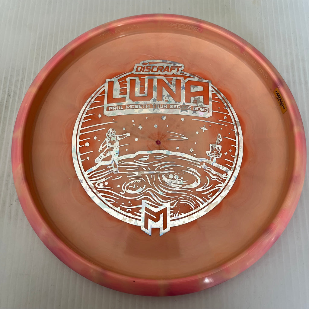 Discraft 2023 Paul McBeth Tour Series Swirly ESP Luna 3/4/0/2