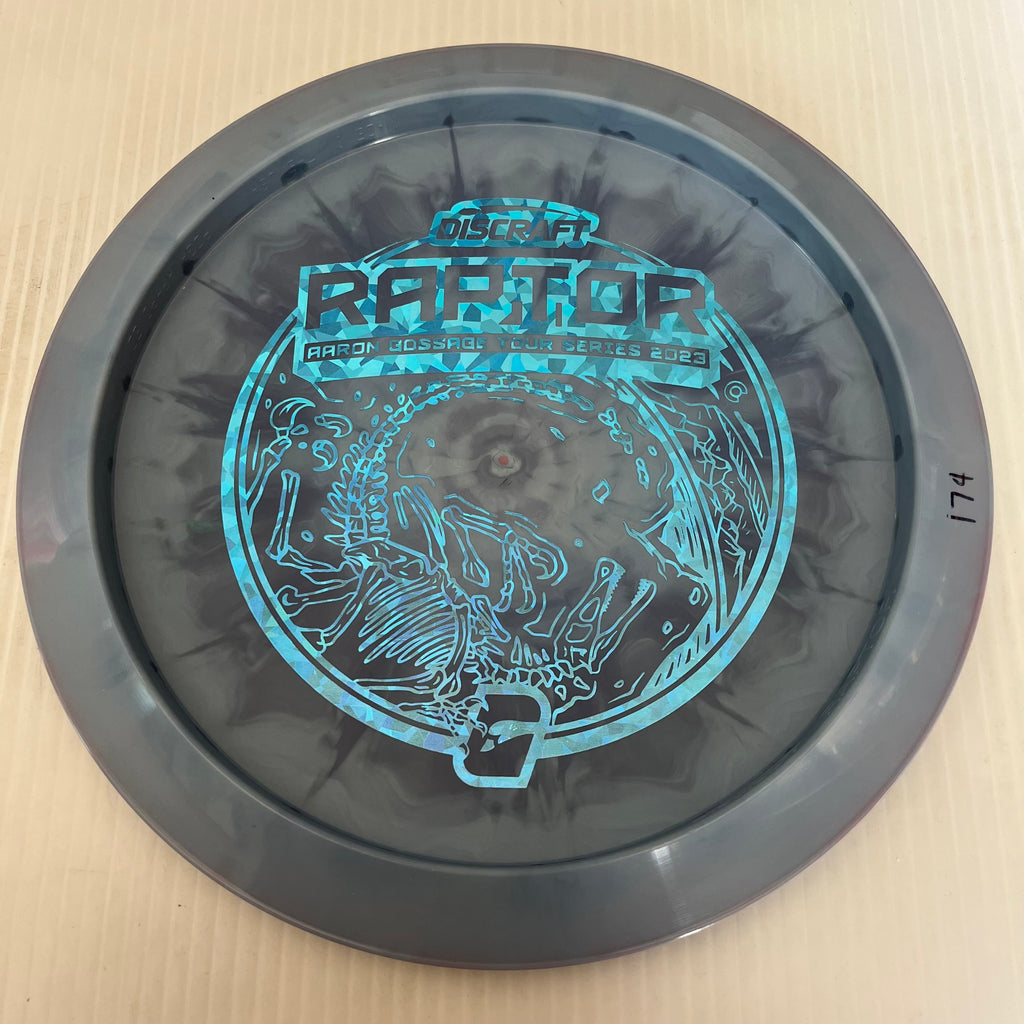 Discraft 2023 Aaron Gossage Tour Series Swirly ESP Raptor 9/4/0/3