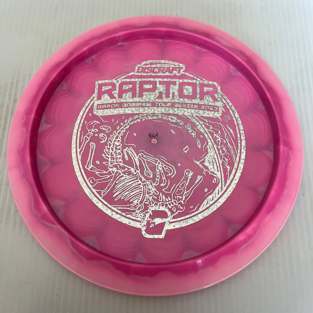 Discraft 2023 Aaron Gossage Tour Series Swirly ESP Raptor 9/4/0/3
