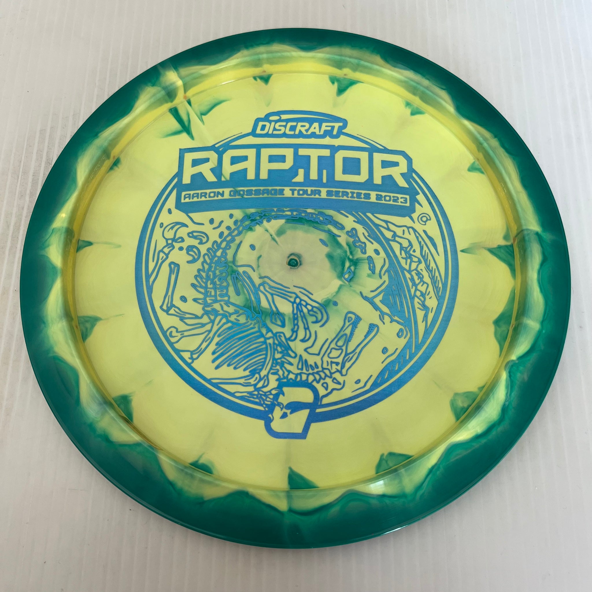 Discraft 2023 Aaron Gossage Tour Series Swirly ESP Raptor 9/4/0/3