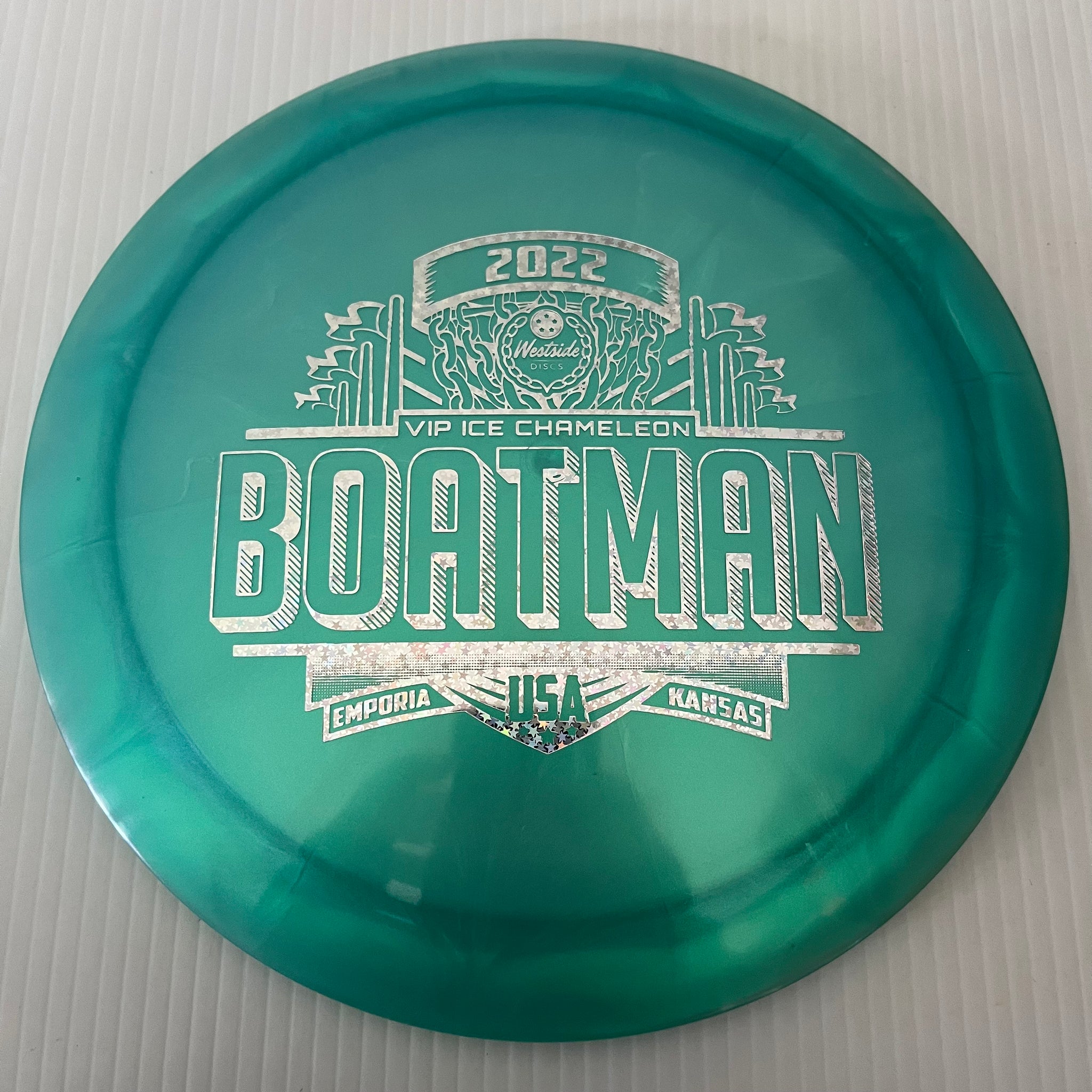 Westside Discs 2022 Pro Worlds VIP Ice Chameleon Boatman 11/5/0/2