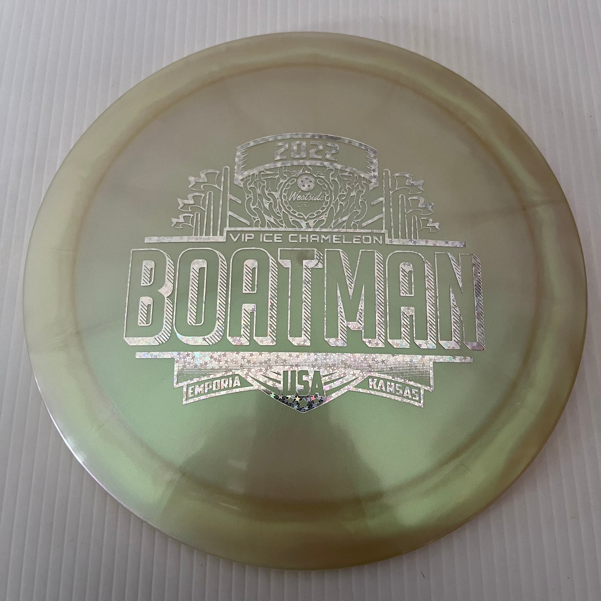 Westside Discs 2022 Pro Worlds VIP Ice Chameleon Boatman 11/5/0/2