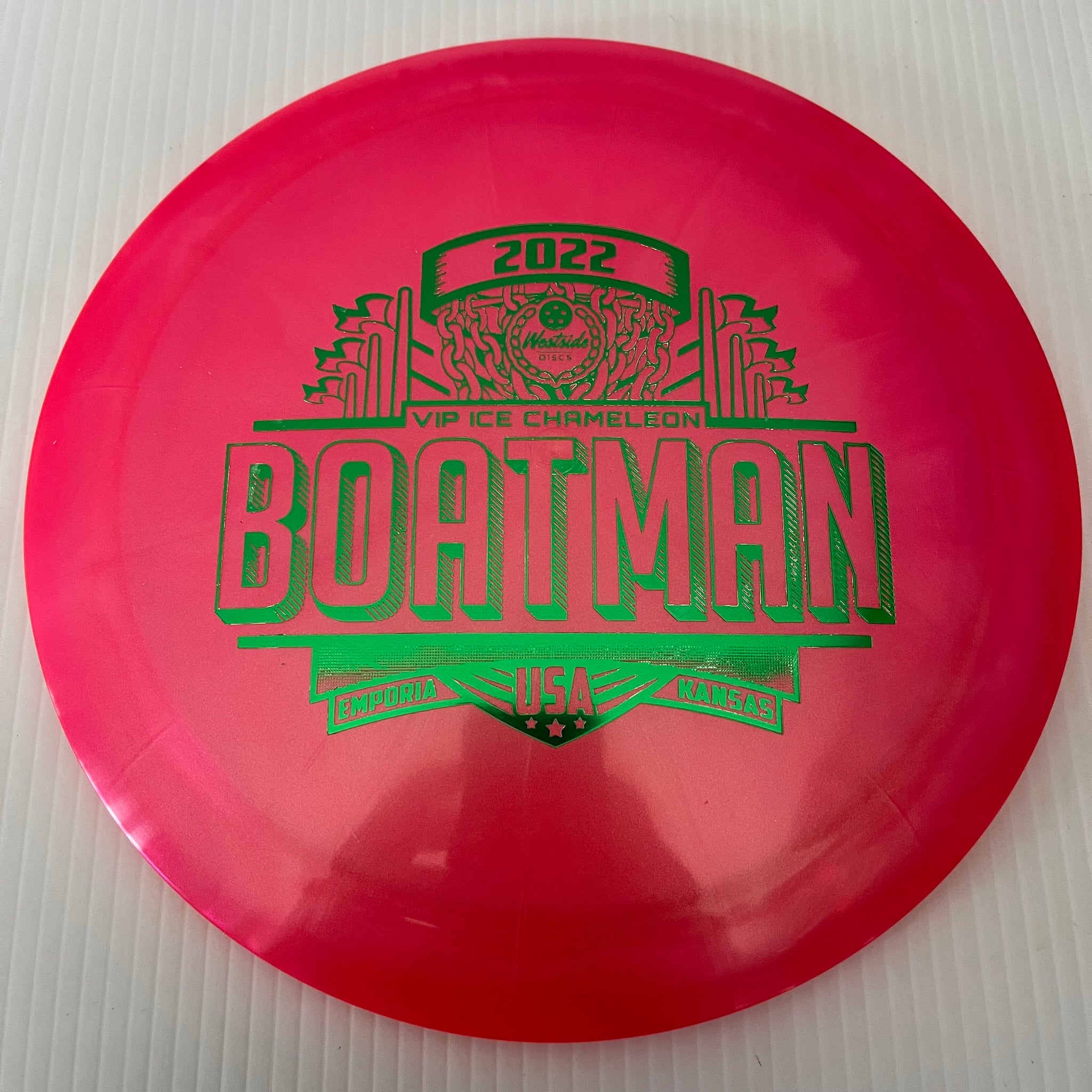 Westside Discs 2022 Pro Worlds VIP Ice Chameleon Boatman 11/5/0/2