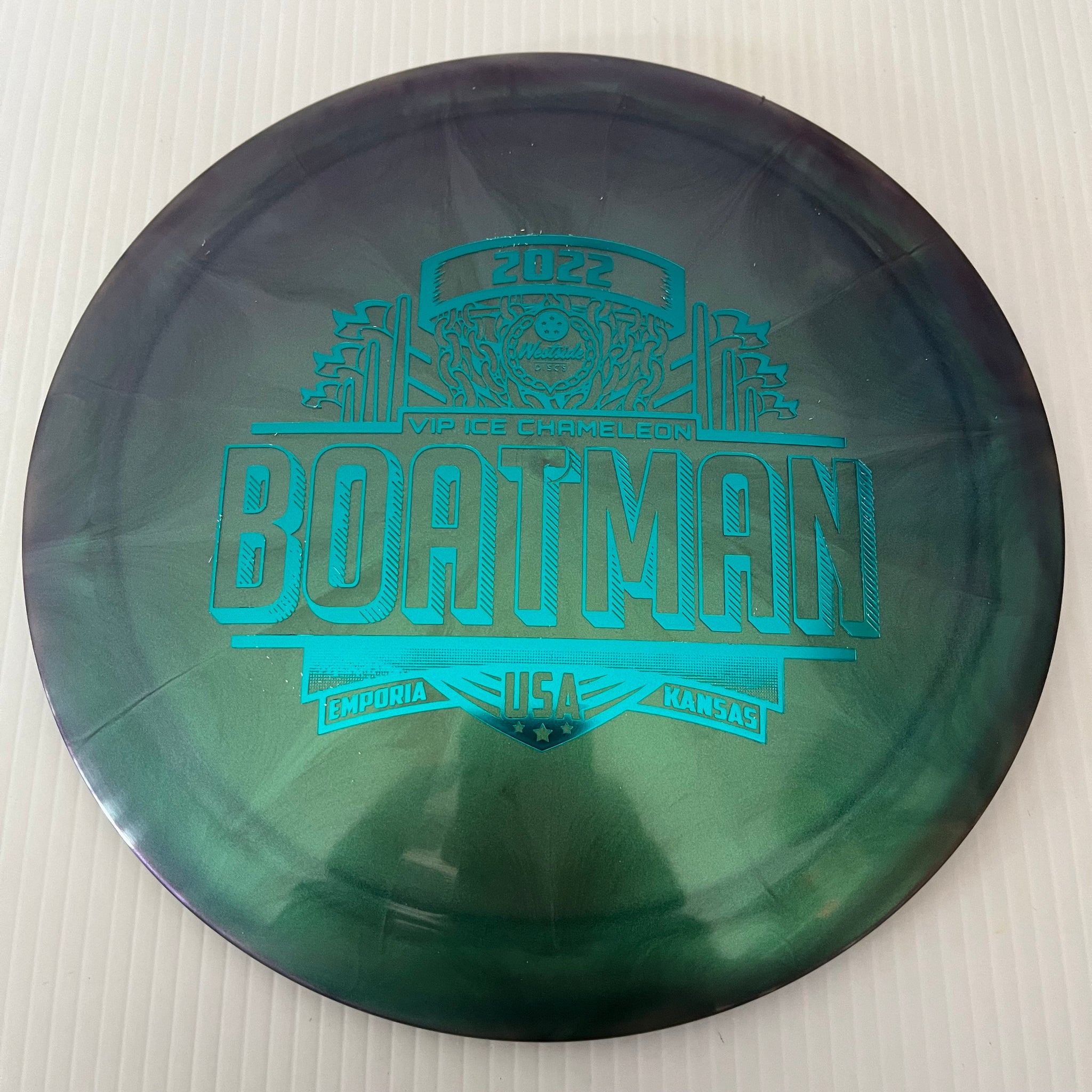 Westside Discs 2022 Pro Worlds VIP Ice Chameleon Boatman 11/5/0/2