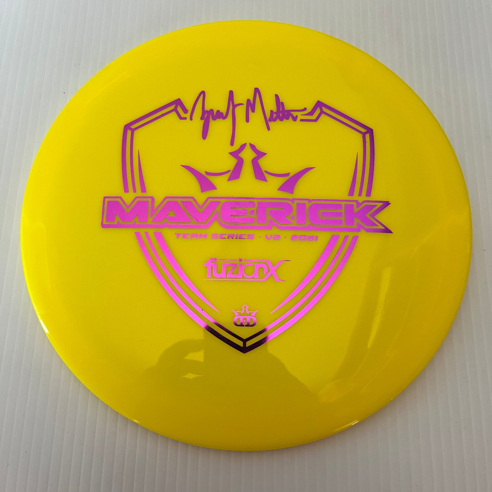 Dynamic Discs 2021 Zach Melton Team Series V2 Fuzion-X Maverick 7/4/-1.5/2