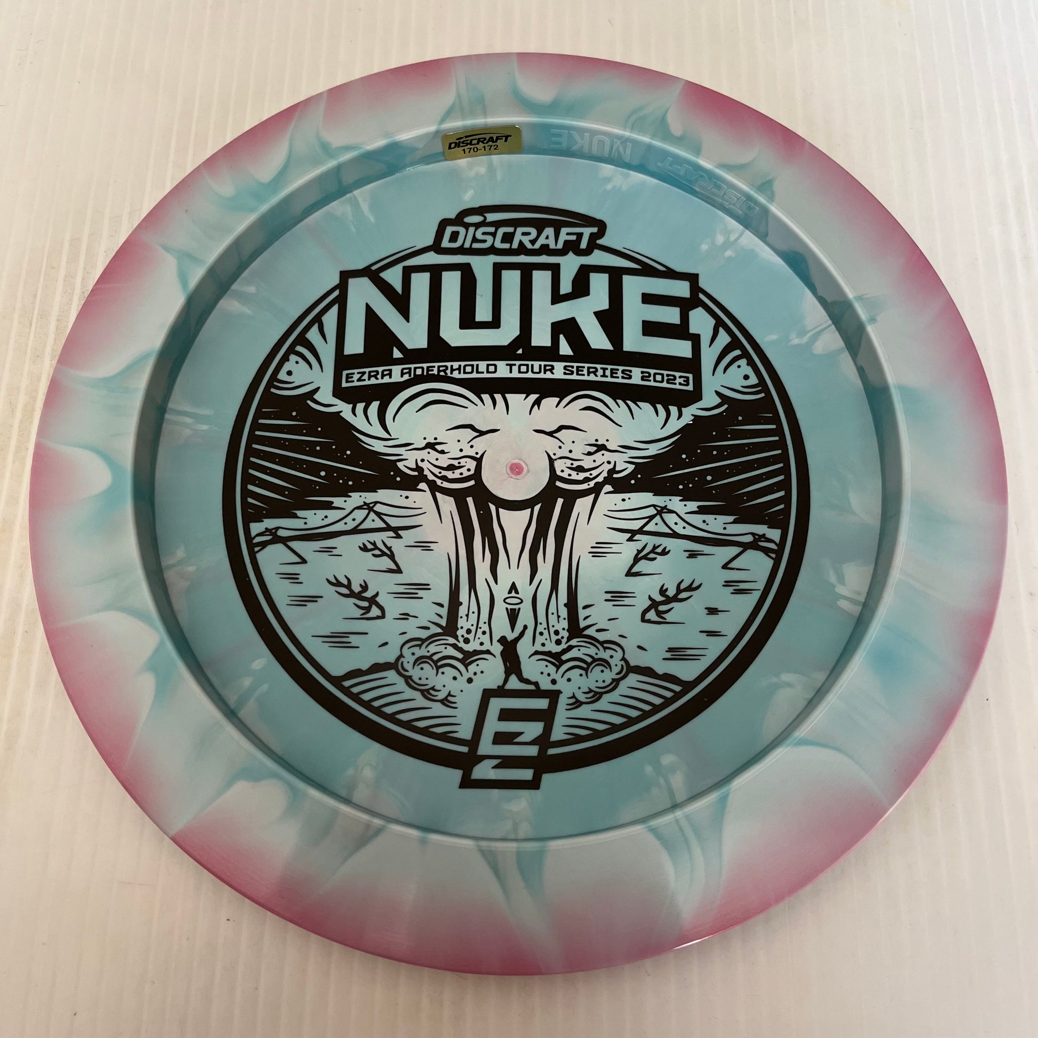 Discraft 2023 Ezra Aderhold Tour Series Swirly ESP Nuke 13/5/-1/3