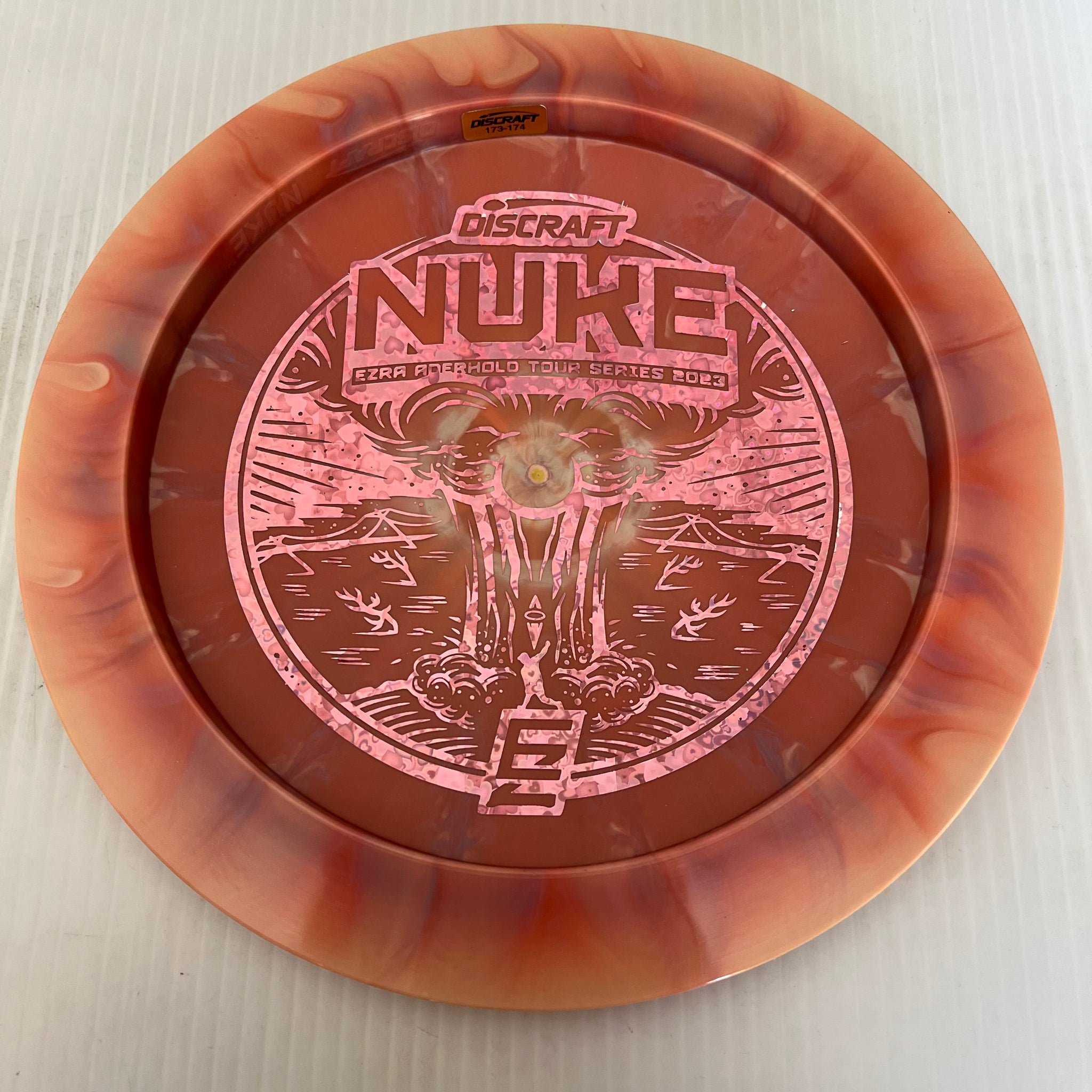 Discraft 2023 Ezra Aderhold Tour Series Swirly ESP Nuke 13/5/-1/3