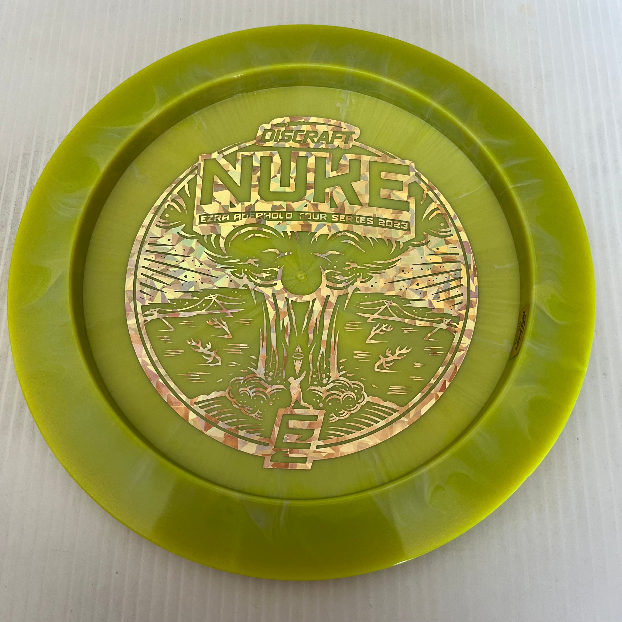 Discraft 2023 Ezra Aderhold Tour Series Swirly ESP Nuke 13/5/-1/3