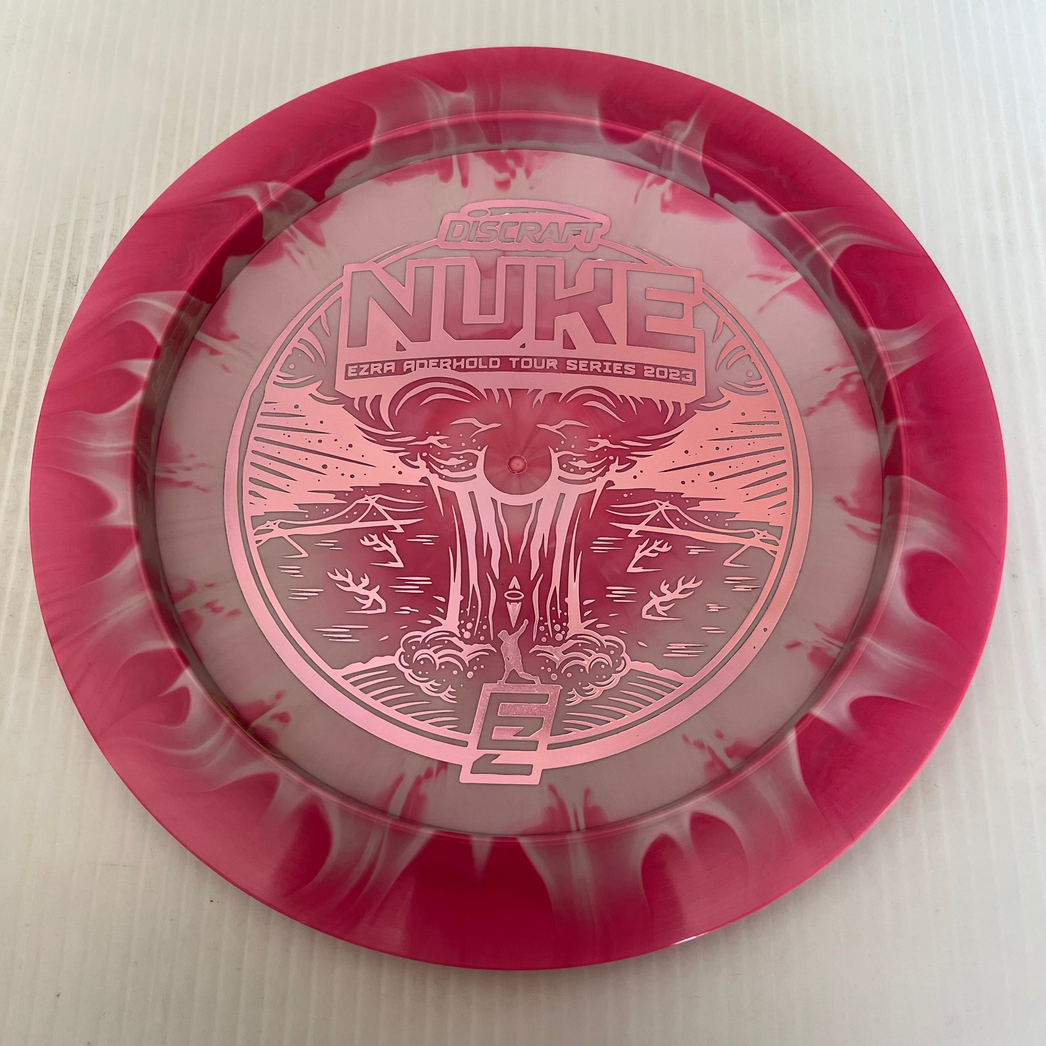 Discraft 2023 Ezra Aderhold Tour Series Swirly ESP Nuke 13/5/-1/3