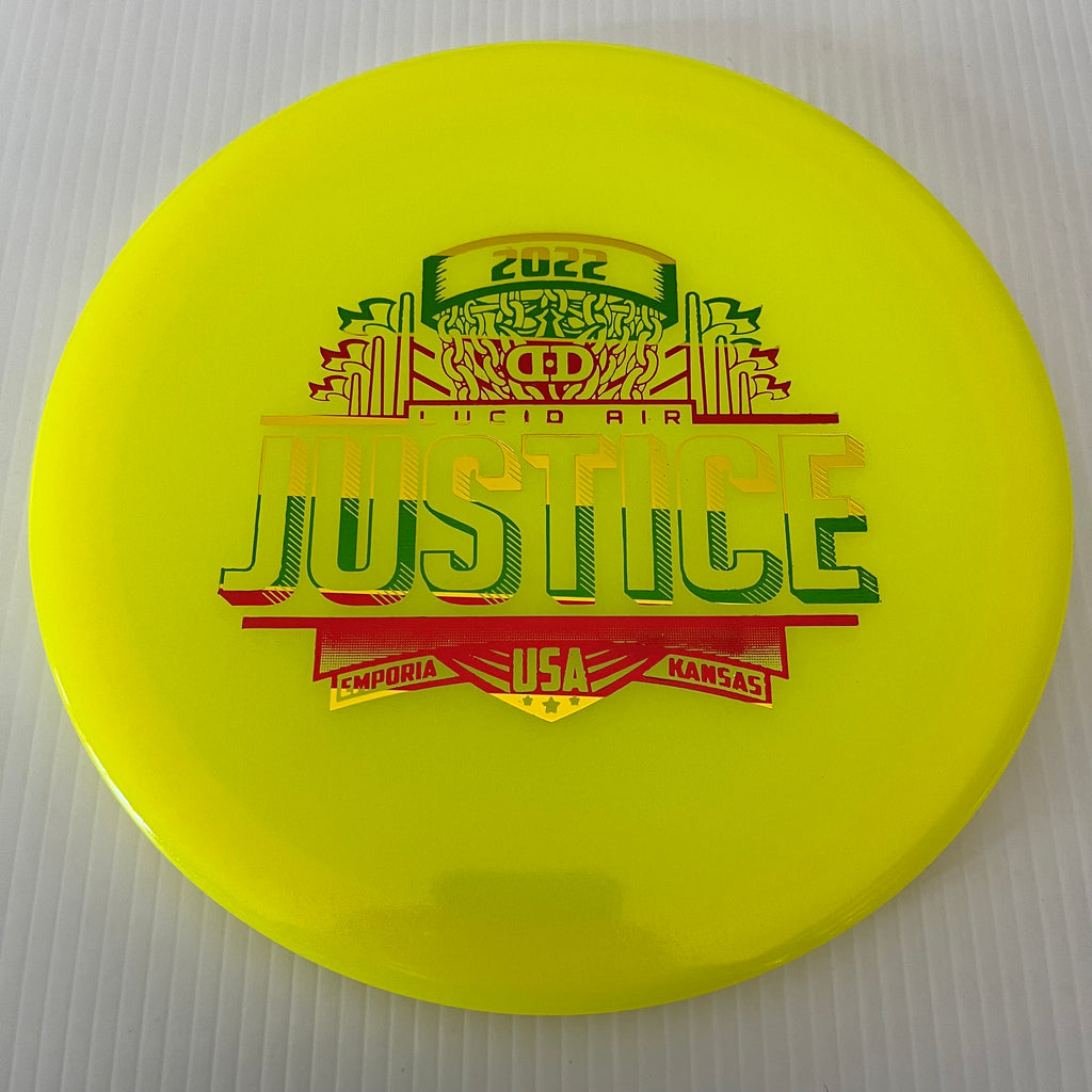Dynamic Discs 2022 Pro Worlds Lucid Air Justice 5/1/0.5/4