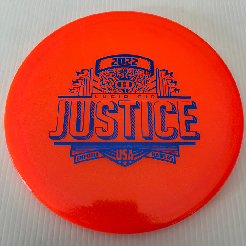 Dynamic Discs 2022 Pro Worlds Lucid Air Justice 5/1/0.5/4