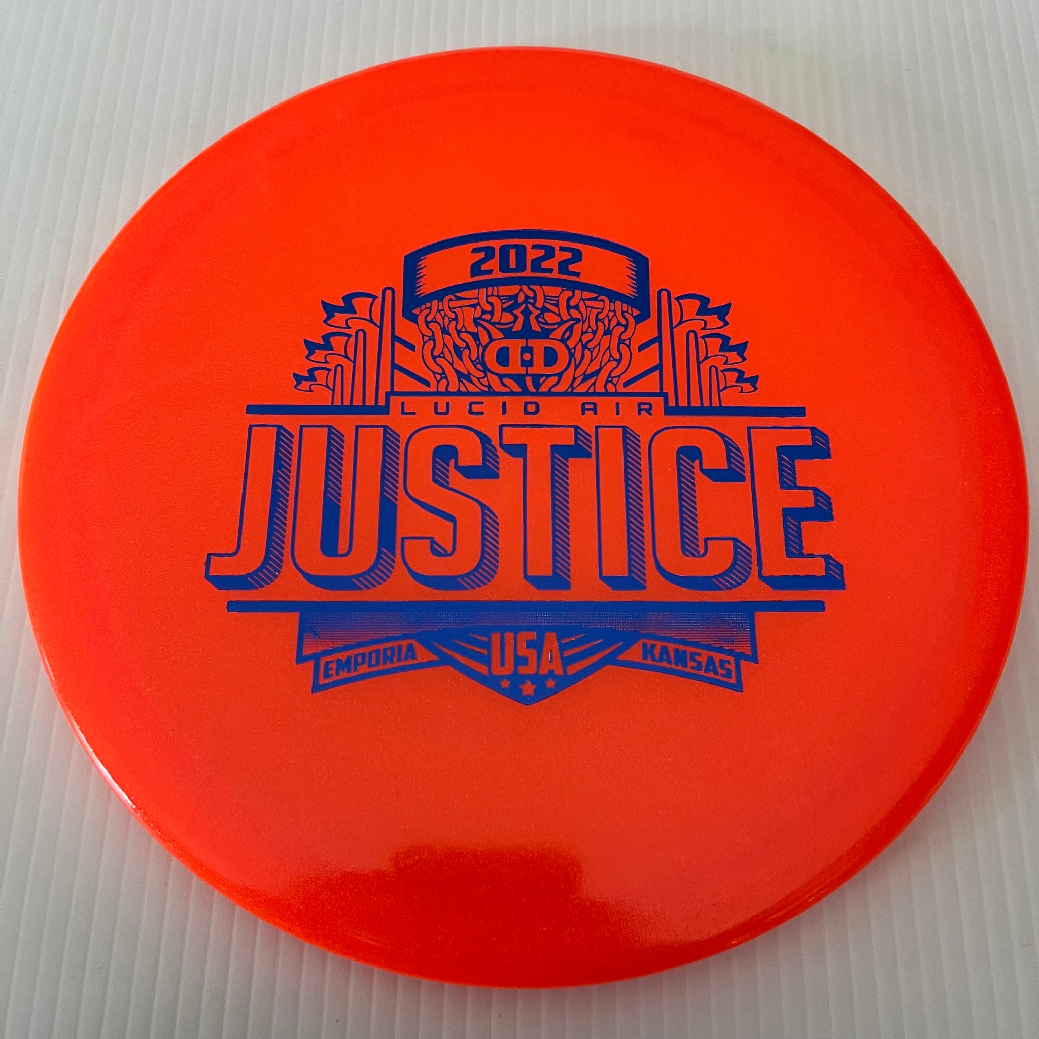 Dynamic Discs 2022 Pro Worlds Lucid Air Justice 5/1/0.5/4