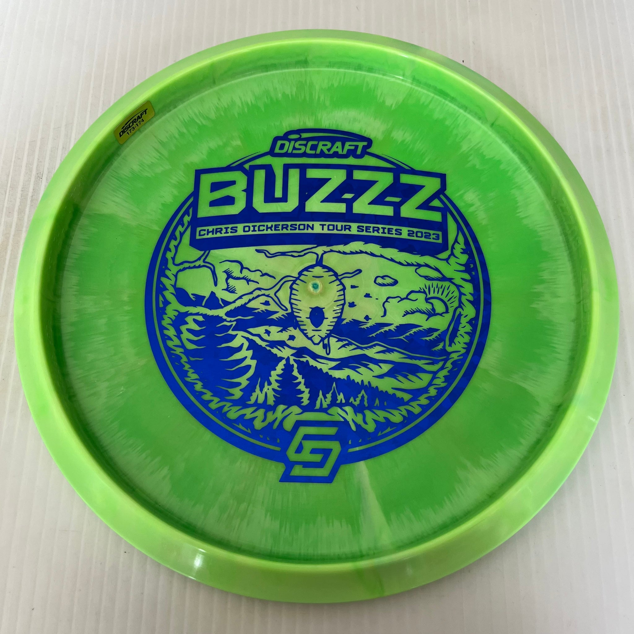 Discraft 2023 Chris Dickerson Tour Series Swirly ESP Buzzz 5/4/-1/1