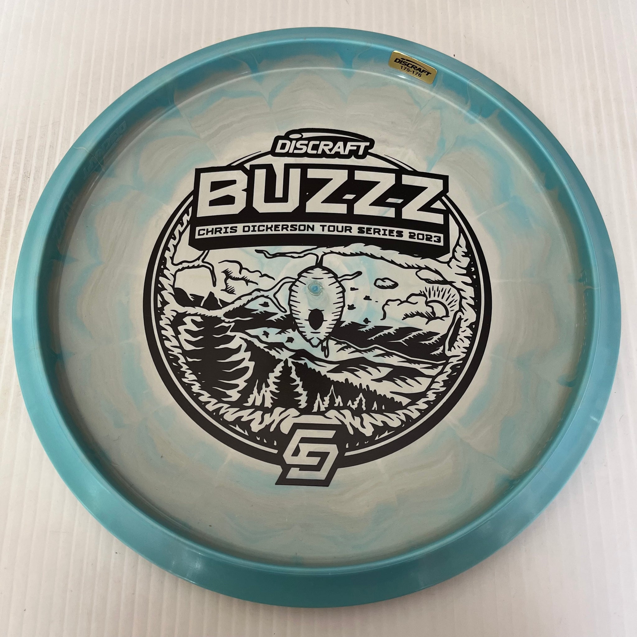 Discraft 2023 Chris Dickerson Tour Series Swirly ESP Buzzz 5/4/-1/1