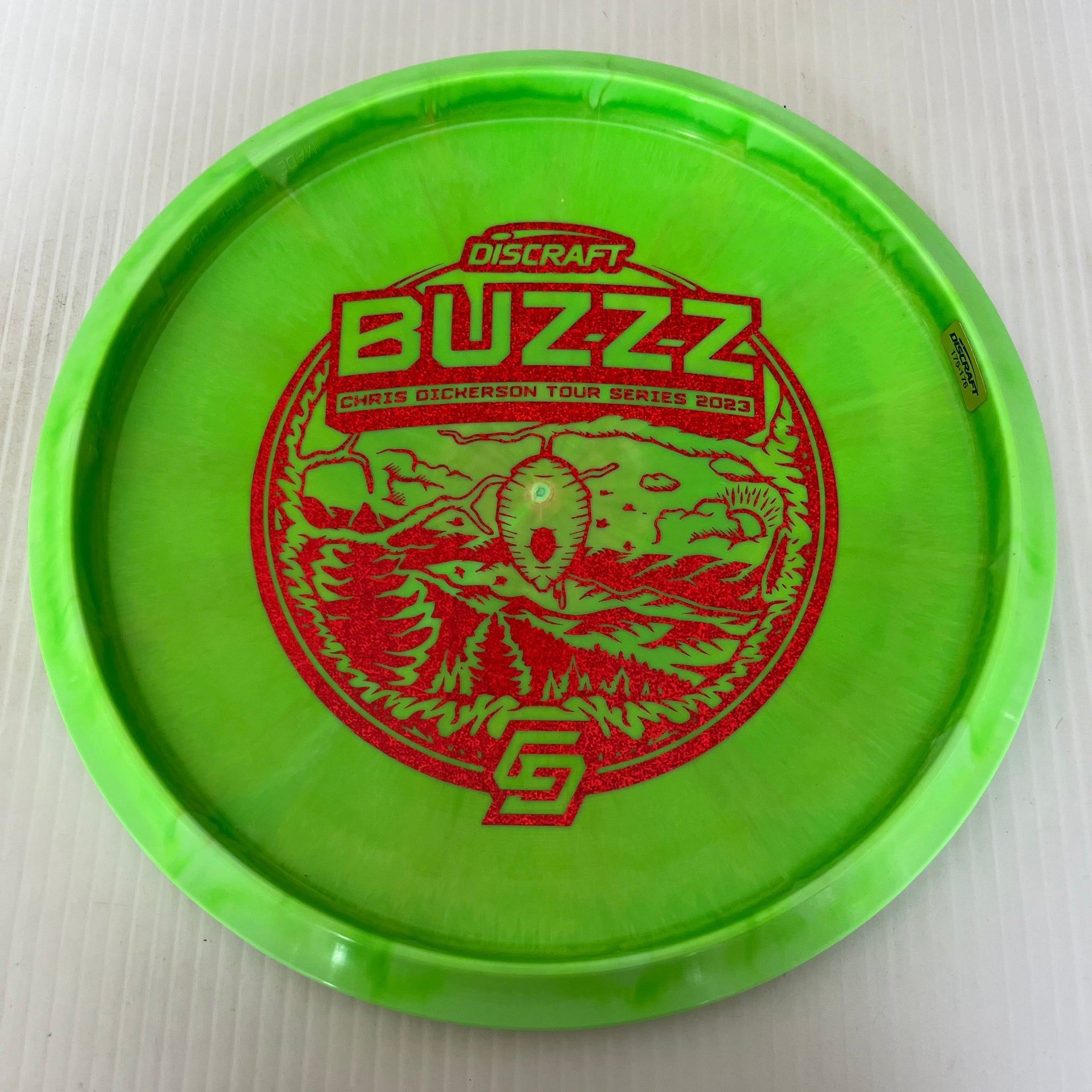 Discraft 2023 Chris Dickerson Tour Series Swirly ESP Buzzz 5/4/-1/1