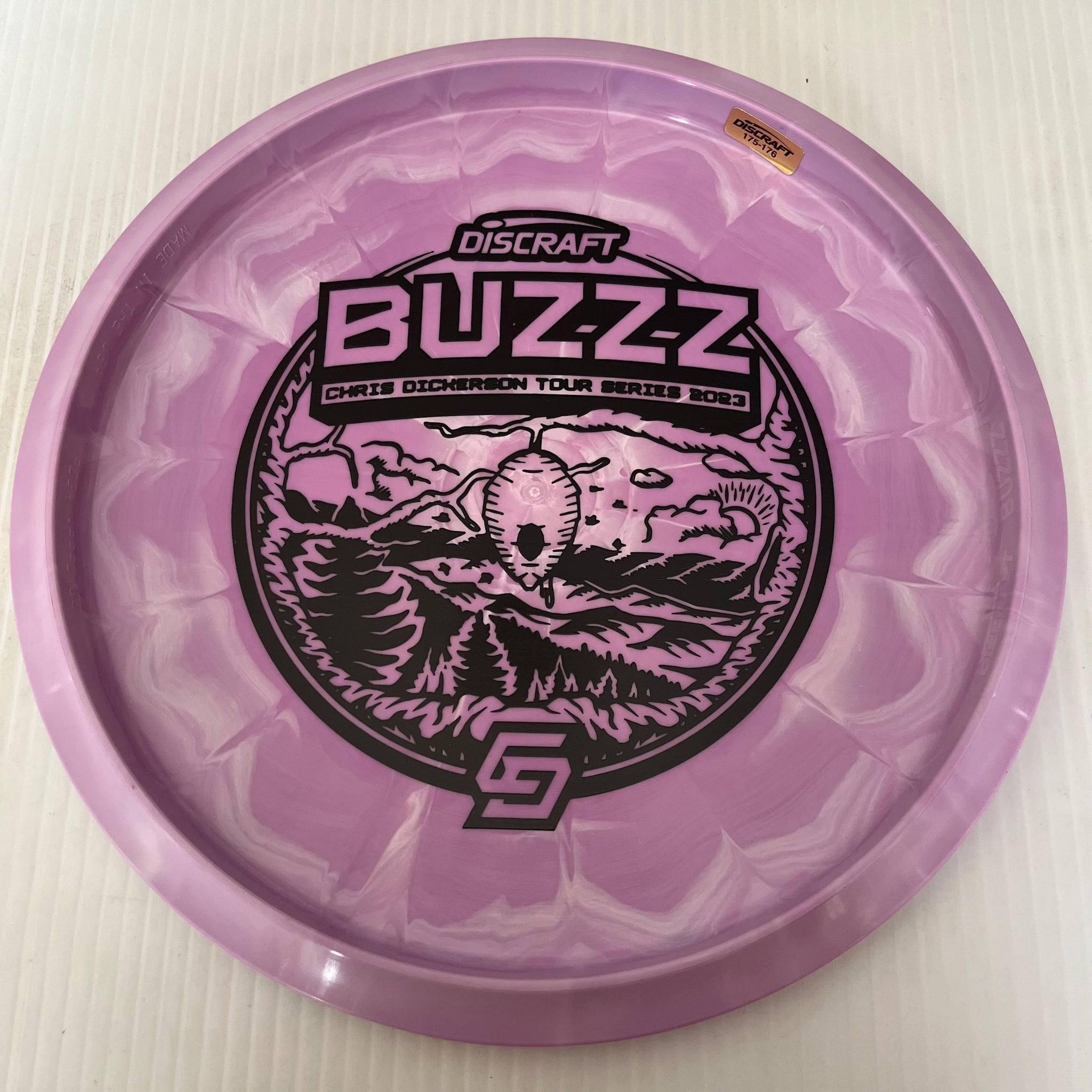 Discraft 2023 Chris Dickerson Tour Series Swirly ESP Buzzz 5/4/-1/1