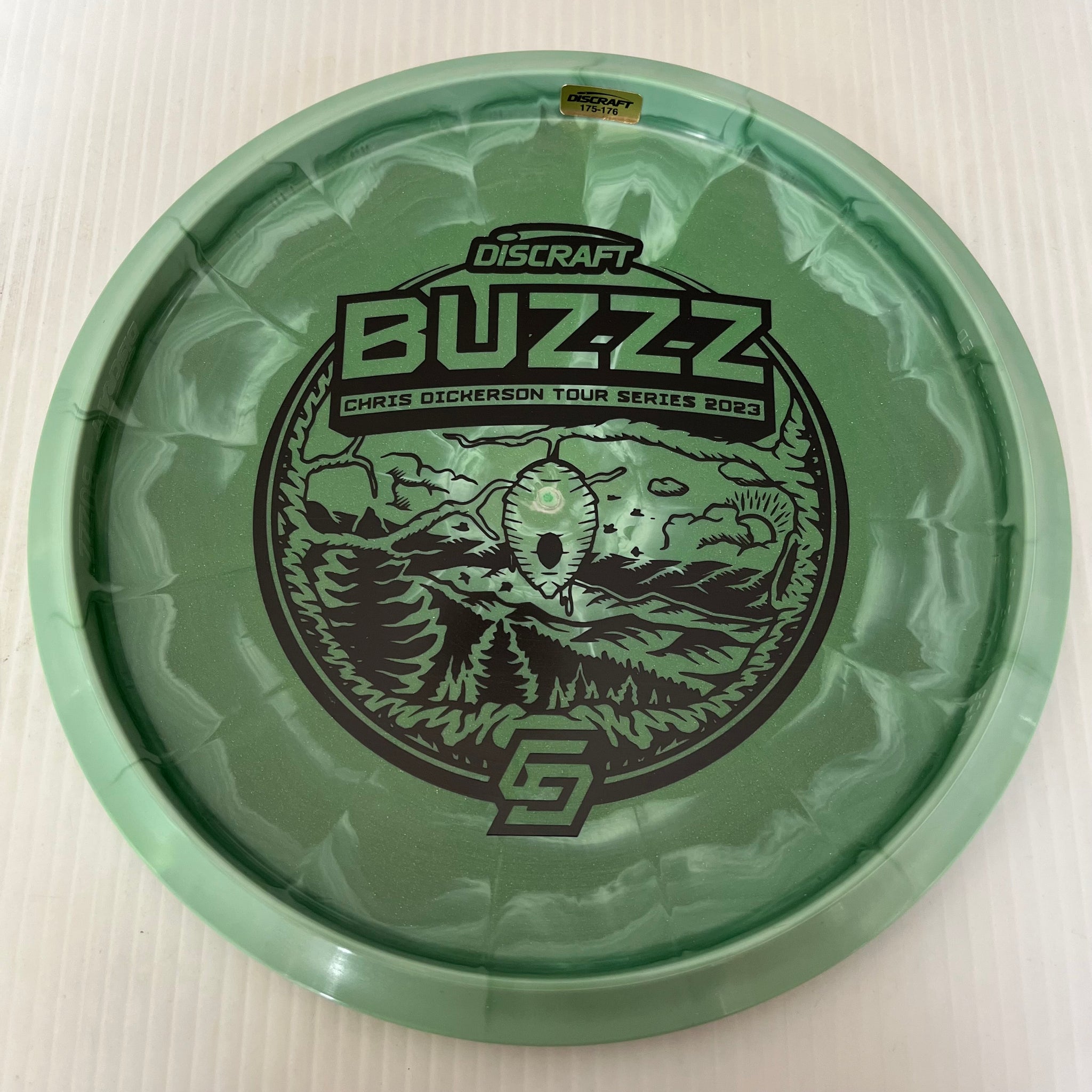 Discraft 2023 Chris Dickerson Tour Series Swirly ESP Buzzz 5/4/-1/1