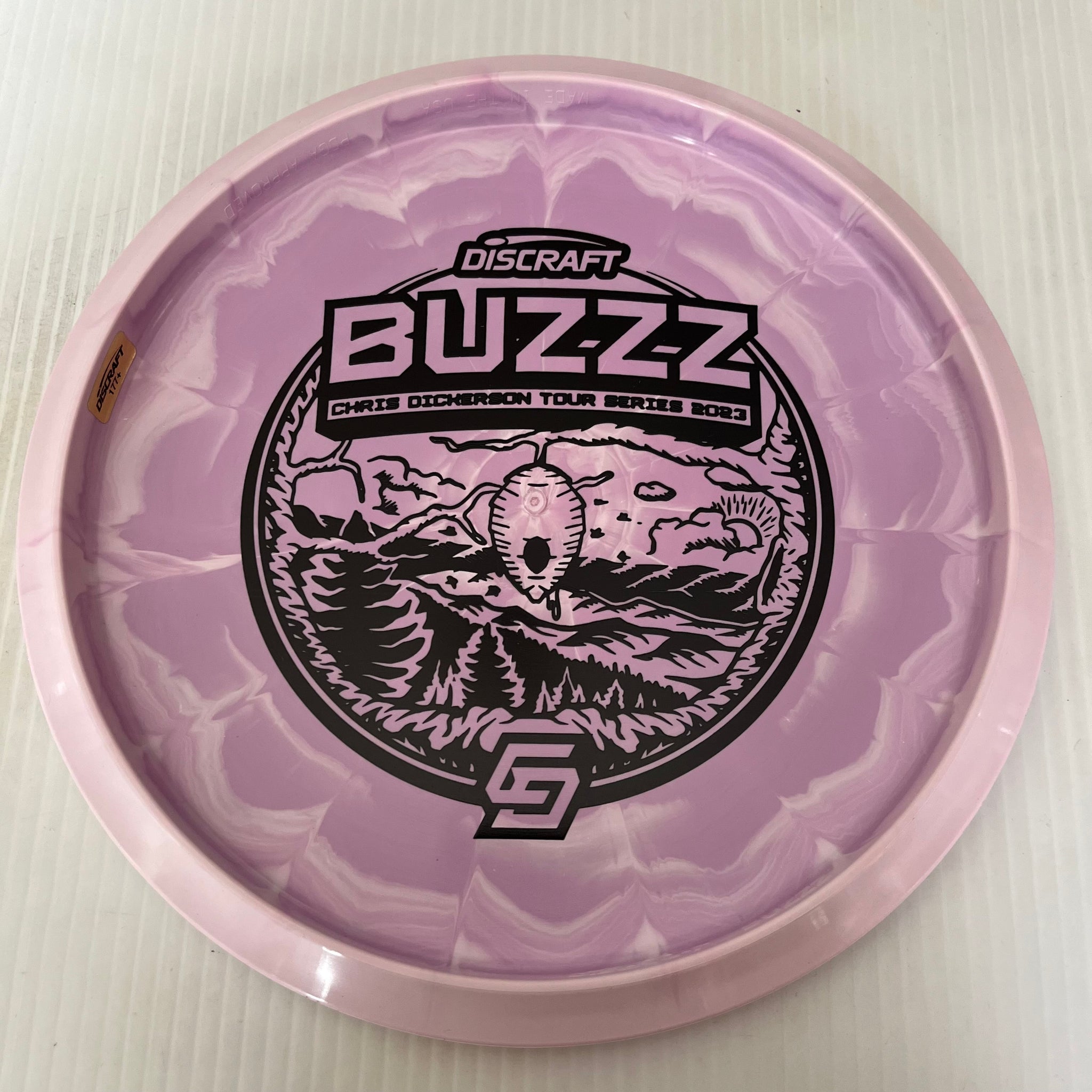 Discraft 2023 Chris Dickerson Tour Series Swirly ESP Buzzz 5/4/-1/1