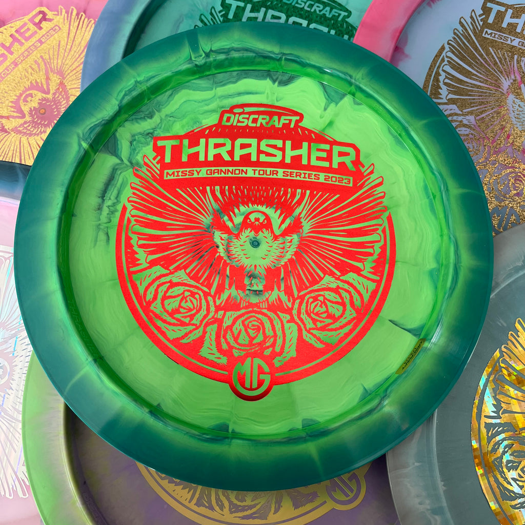 Discraft 2023 Missy Gannon Tour Series Swirly ESP Thrasher 12/5/-3/2